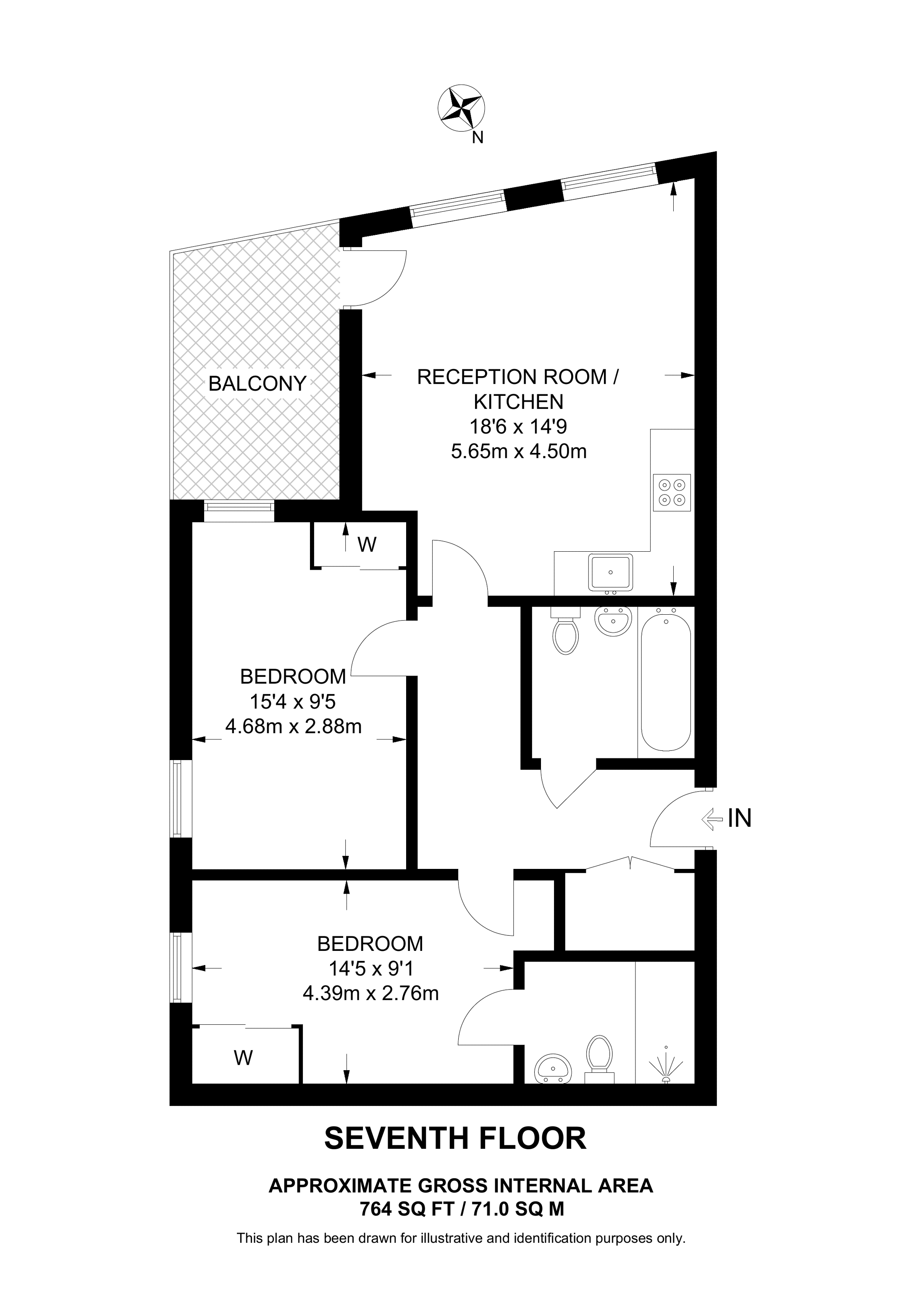 Frank Searle Passage, Walthamstow floorplan