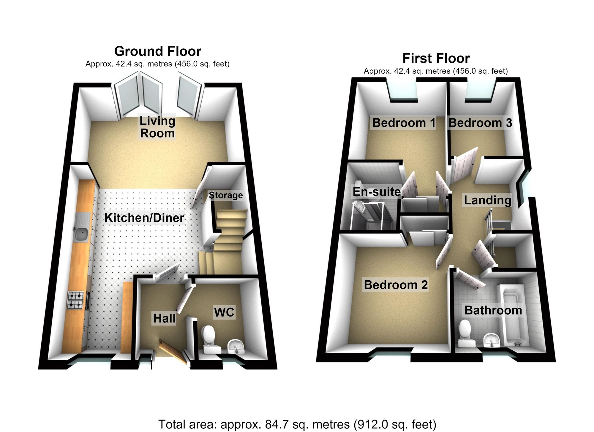 91 School Lane, Doncaster floorplan
