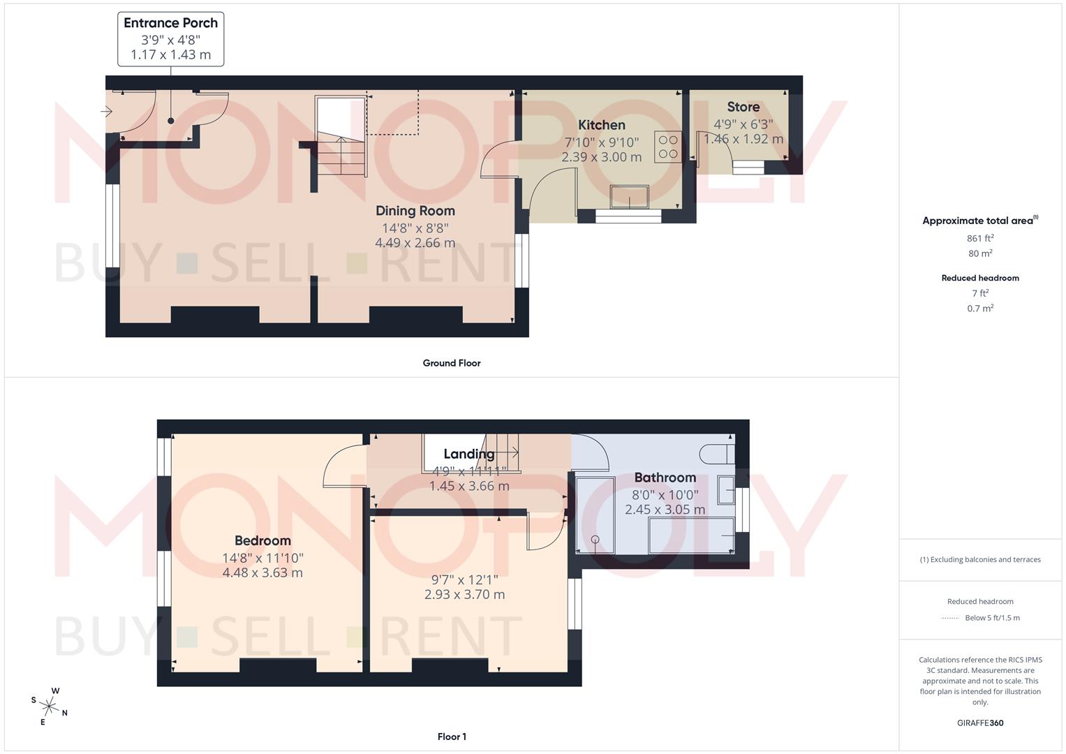 207, Holt Road, Wrexham floorplan