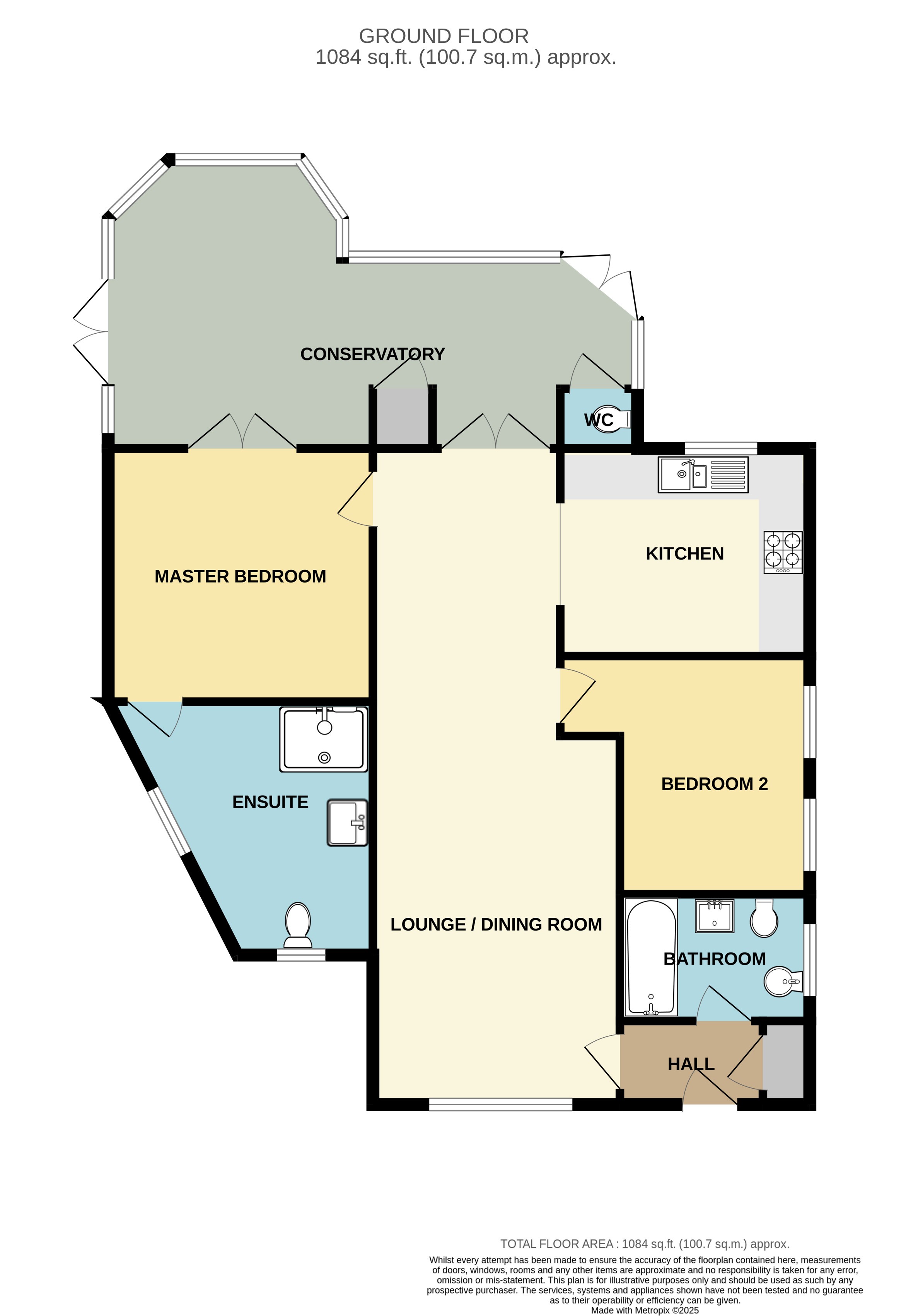 12, Charles Close, Derbyshire floorplan