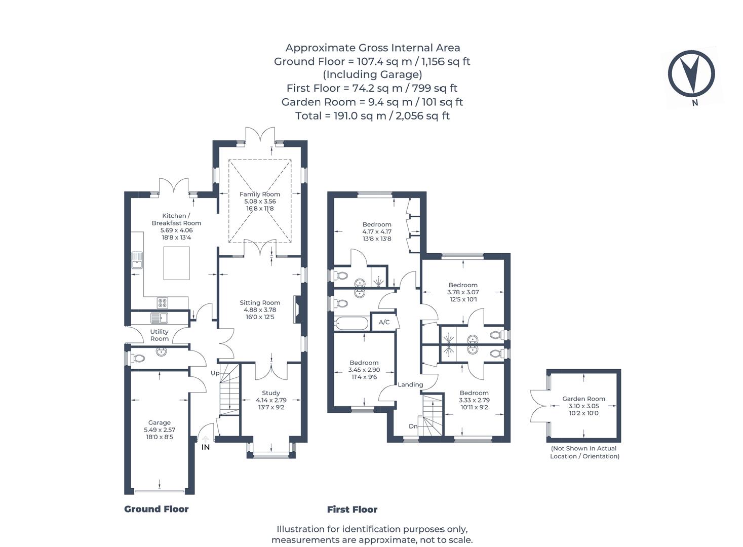 60, Main Road, Hackleton floorplan