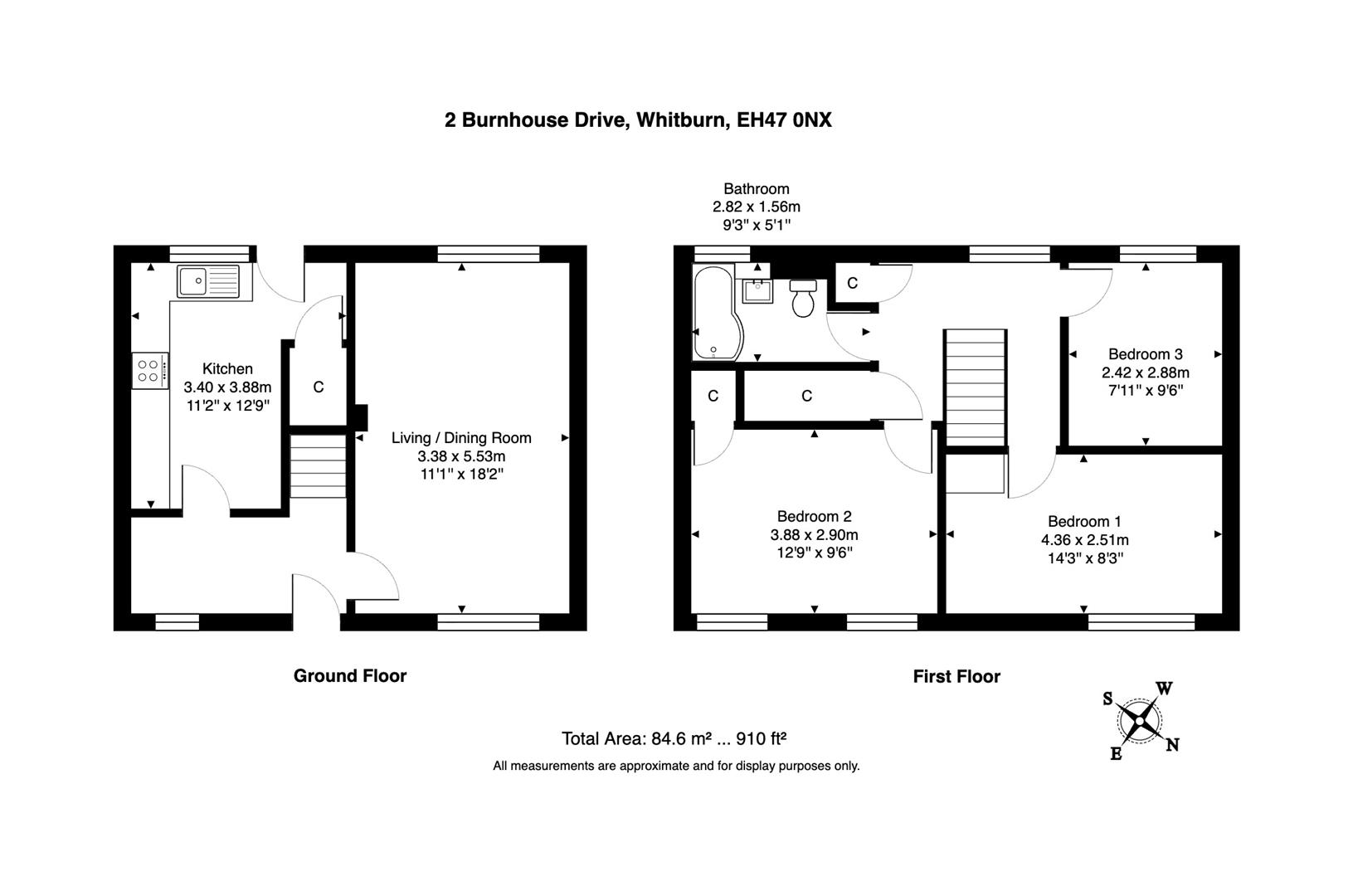 2, Burnhouse Drive, Whitburn floorplan