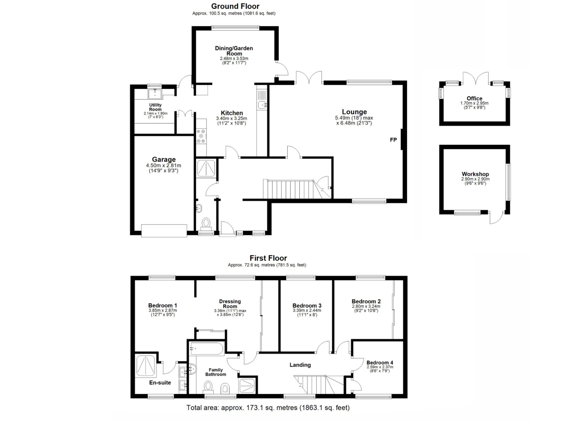 Jowlers, Royston floorplan