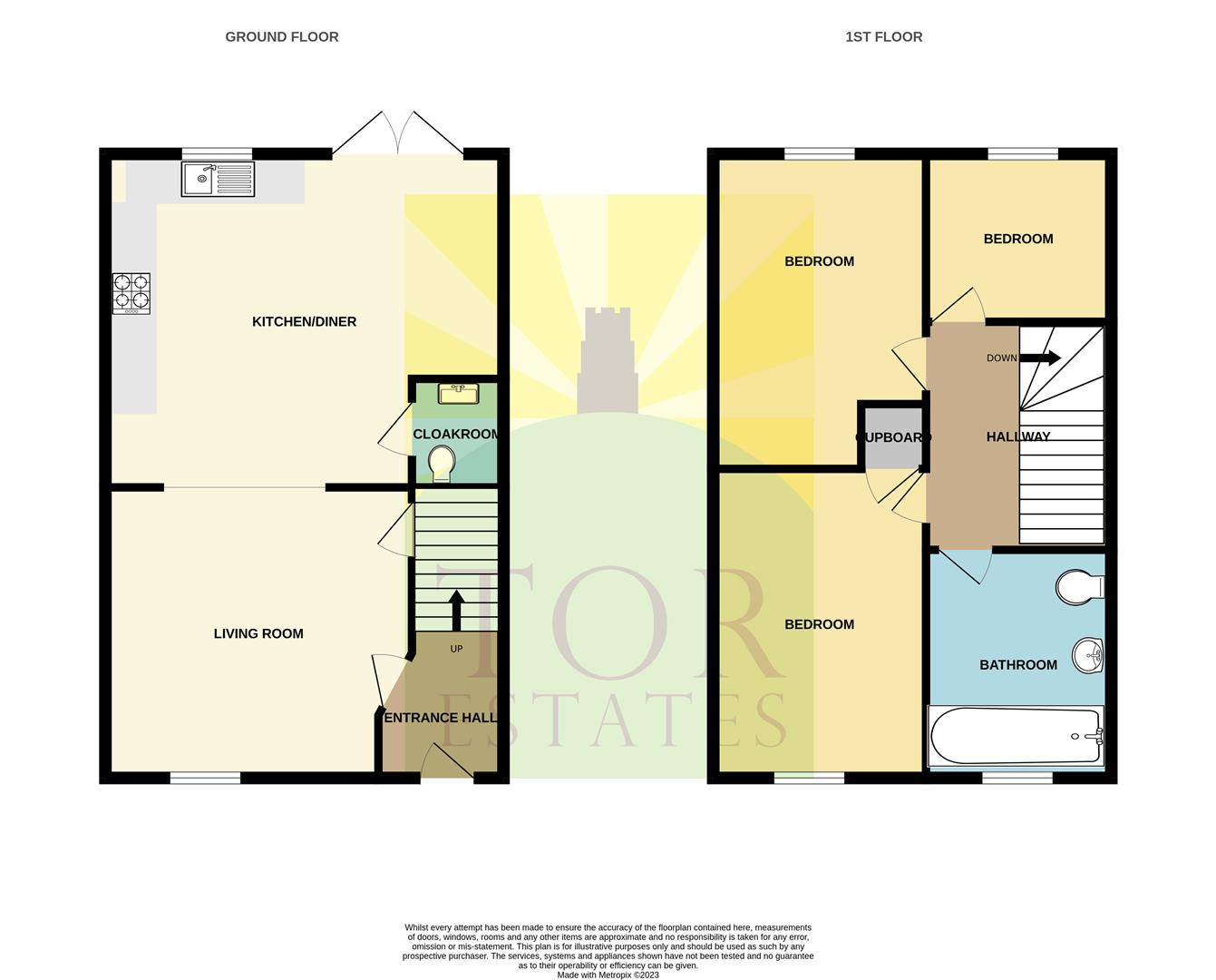 2, Polden Court, Ashcott floorplan
