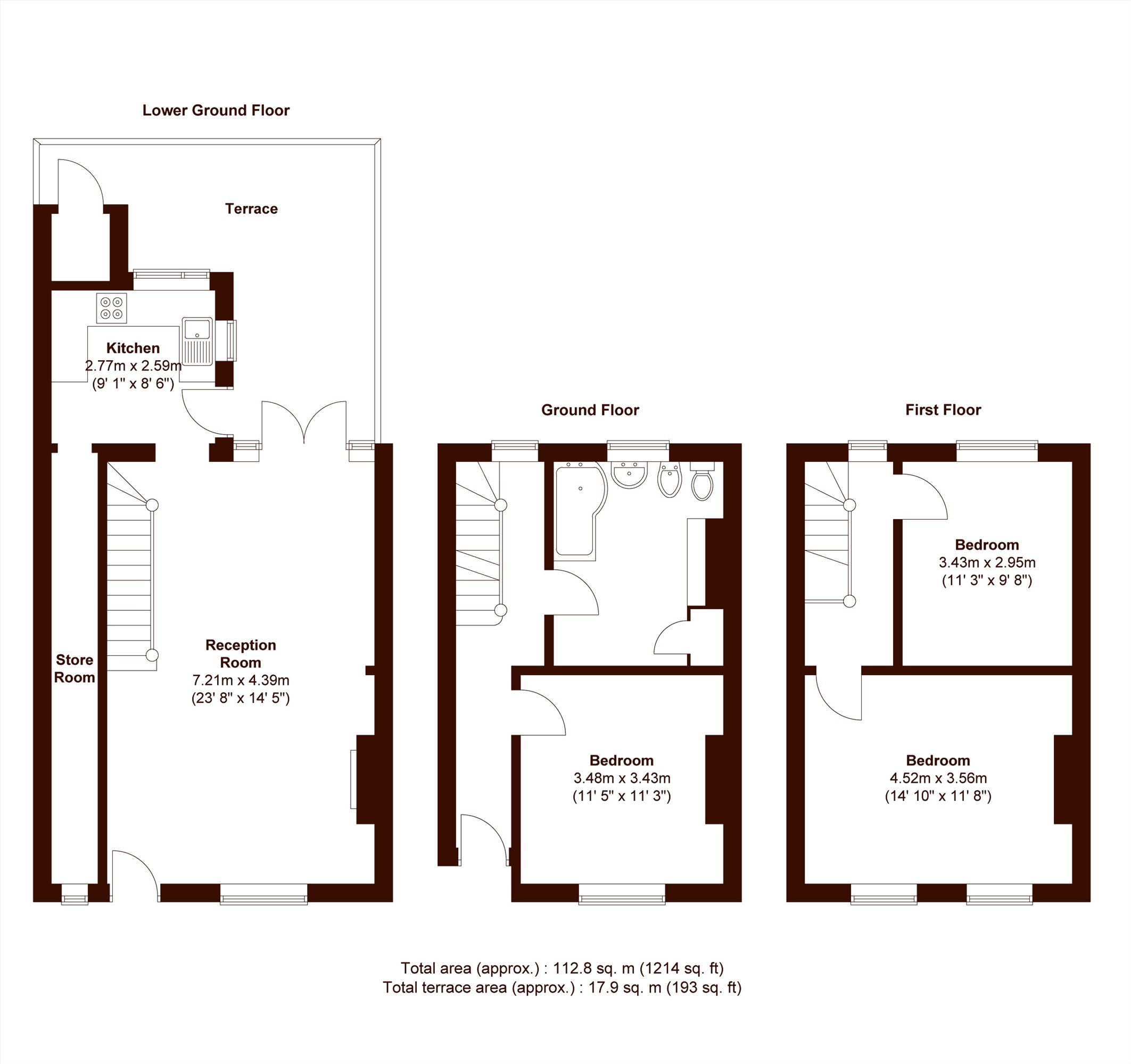 137, Eglinton Road, London floorplan
