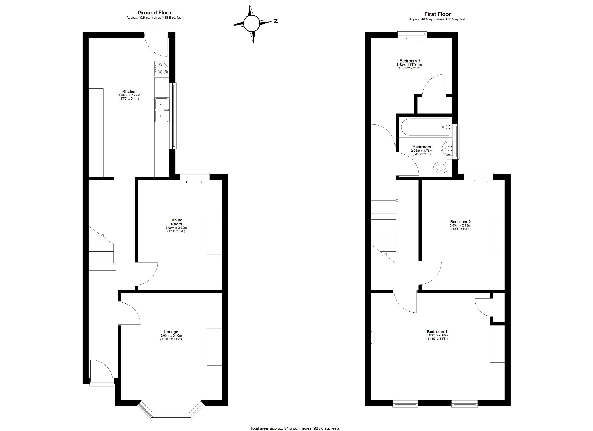 101 Park Road, Farnborough, Hampshire floorplan