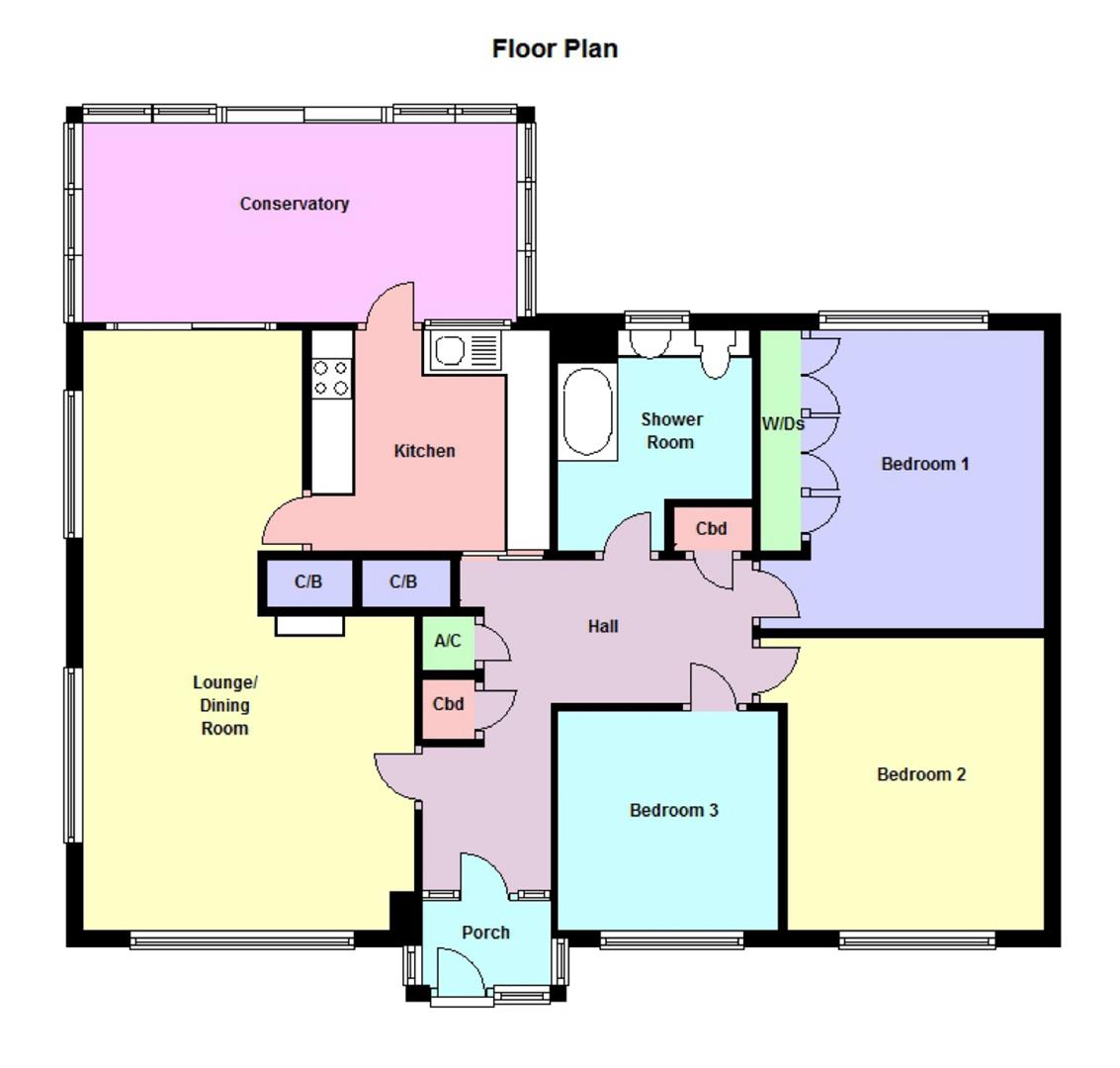 6, Olivers Close, Calne floorplan