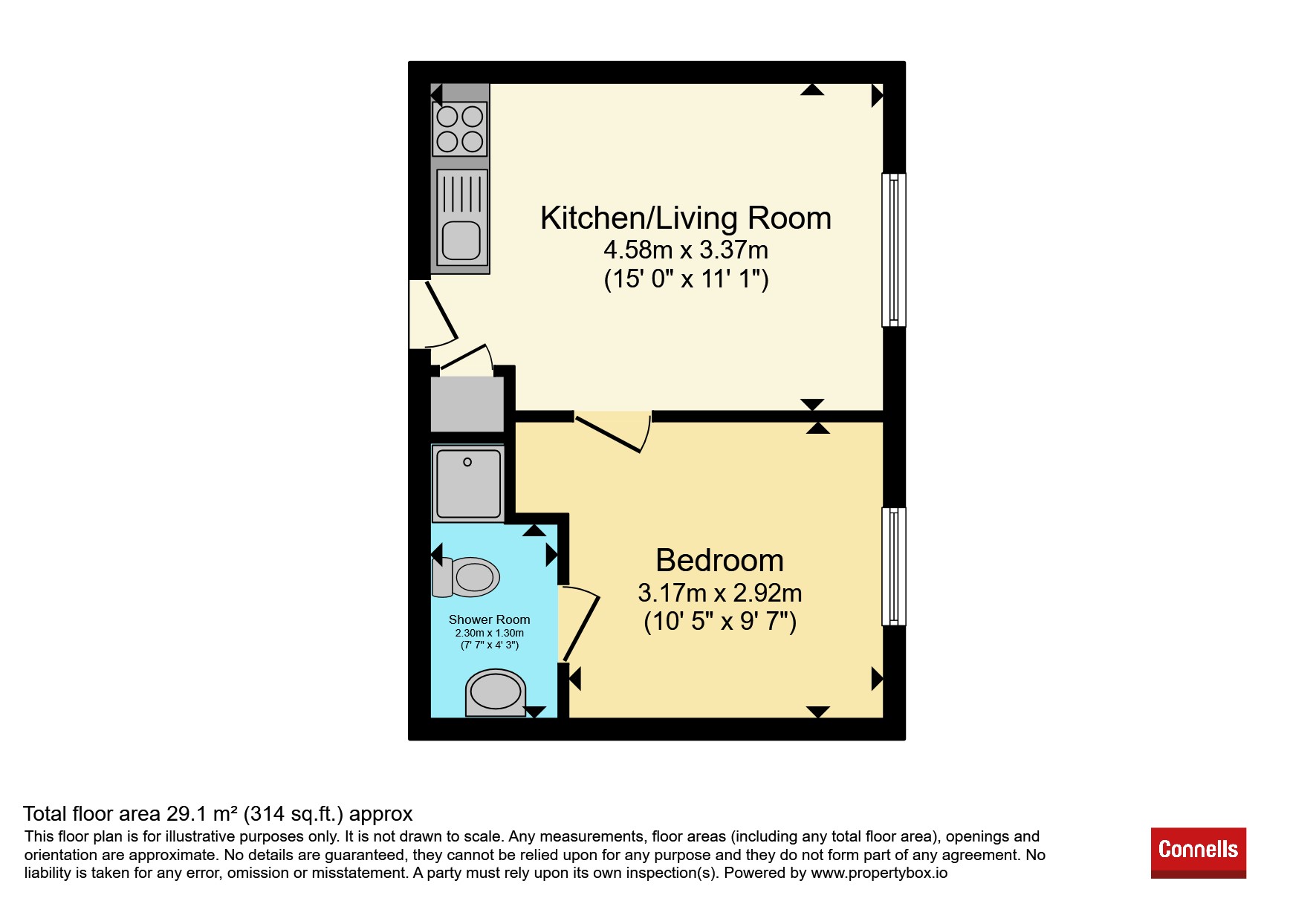 Flat 10, Elwick House, Elwick Road, Ashford floorplan