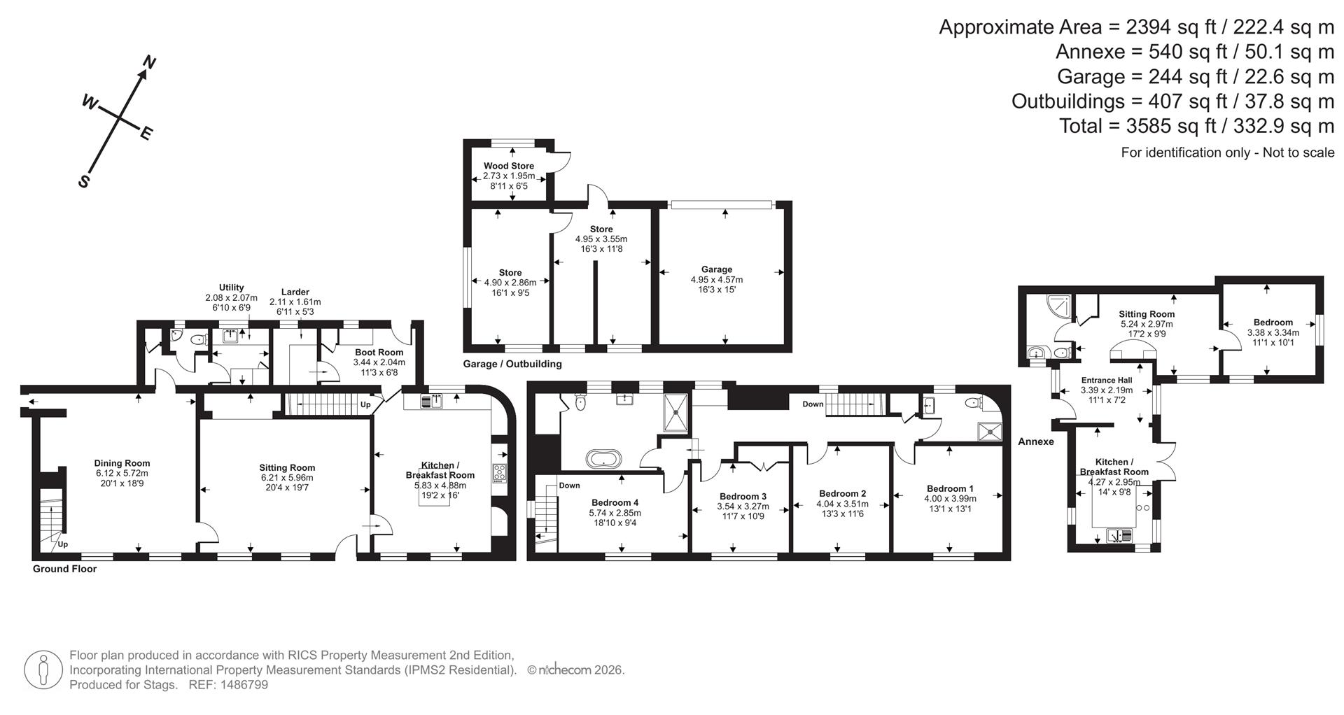 Batts Farm, Cullompton floorplan