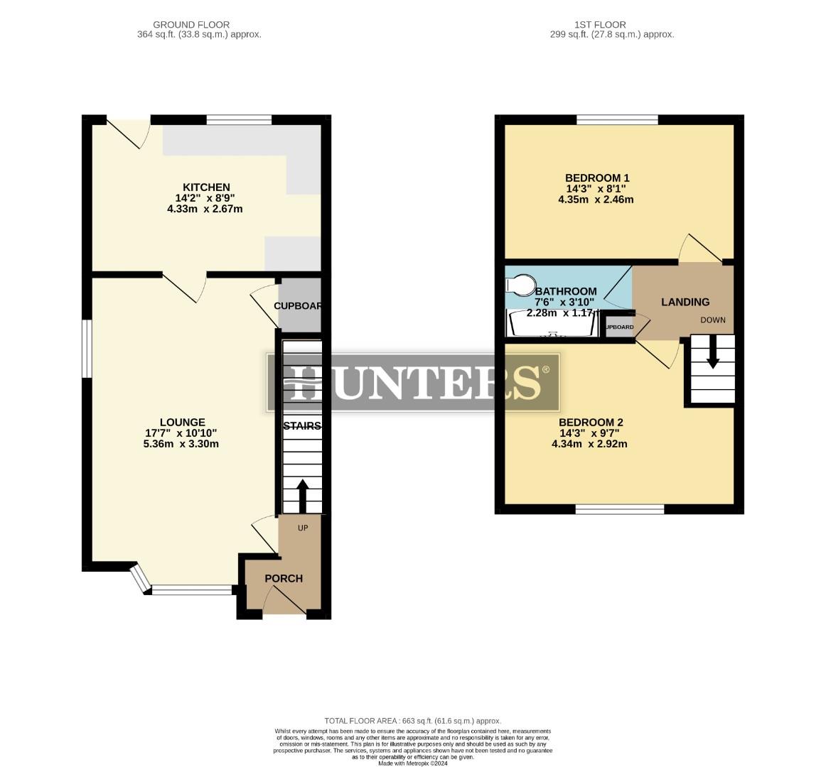 3, Northfield Close, West Butterwick floorplan