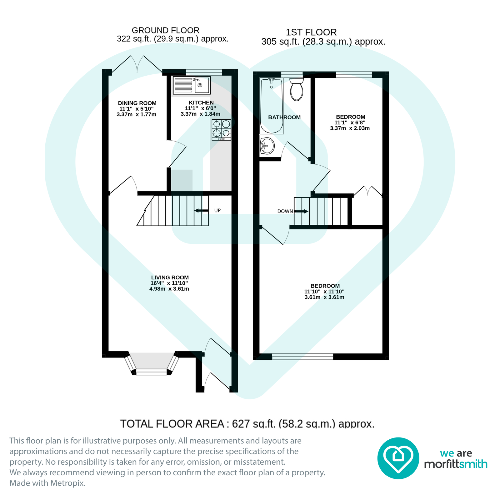 16, High Hazel Court, Rotherham floorplan