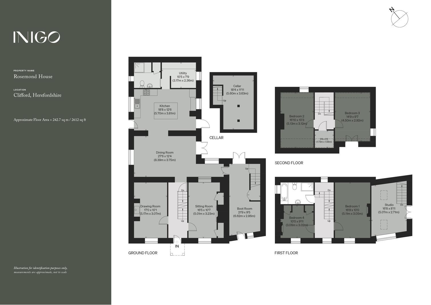 Rosemond House, Clifford, Hereford floorplan