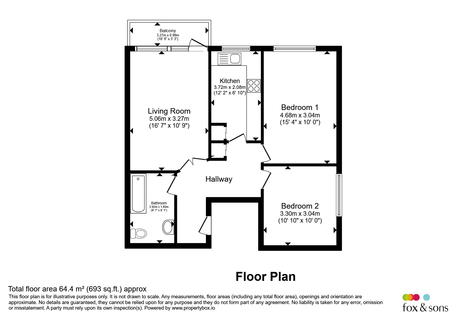 5, Cumberland Lodge, Cumberland Road, Brighton floorplan