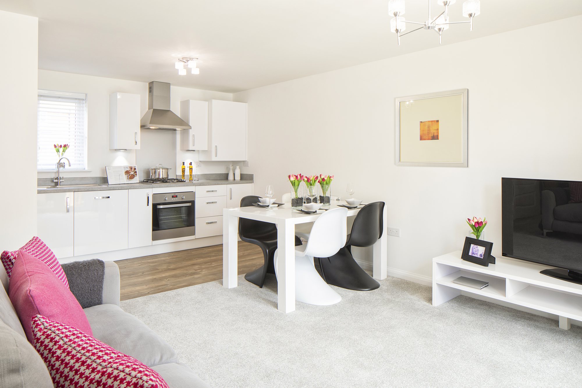 Lounge, Kitchen And Dining Areas