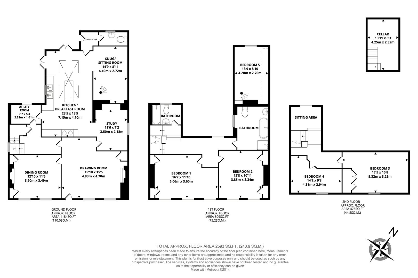 5 Bedrooms Detached house for sale in The Burgage, Prestbury, Cheltenham GL52