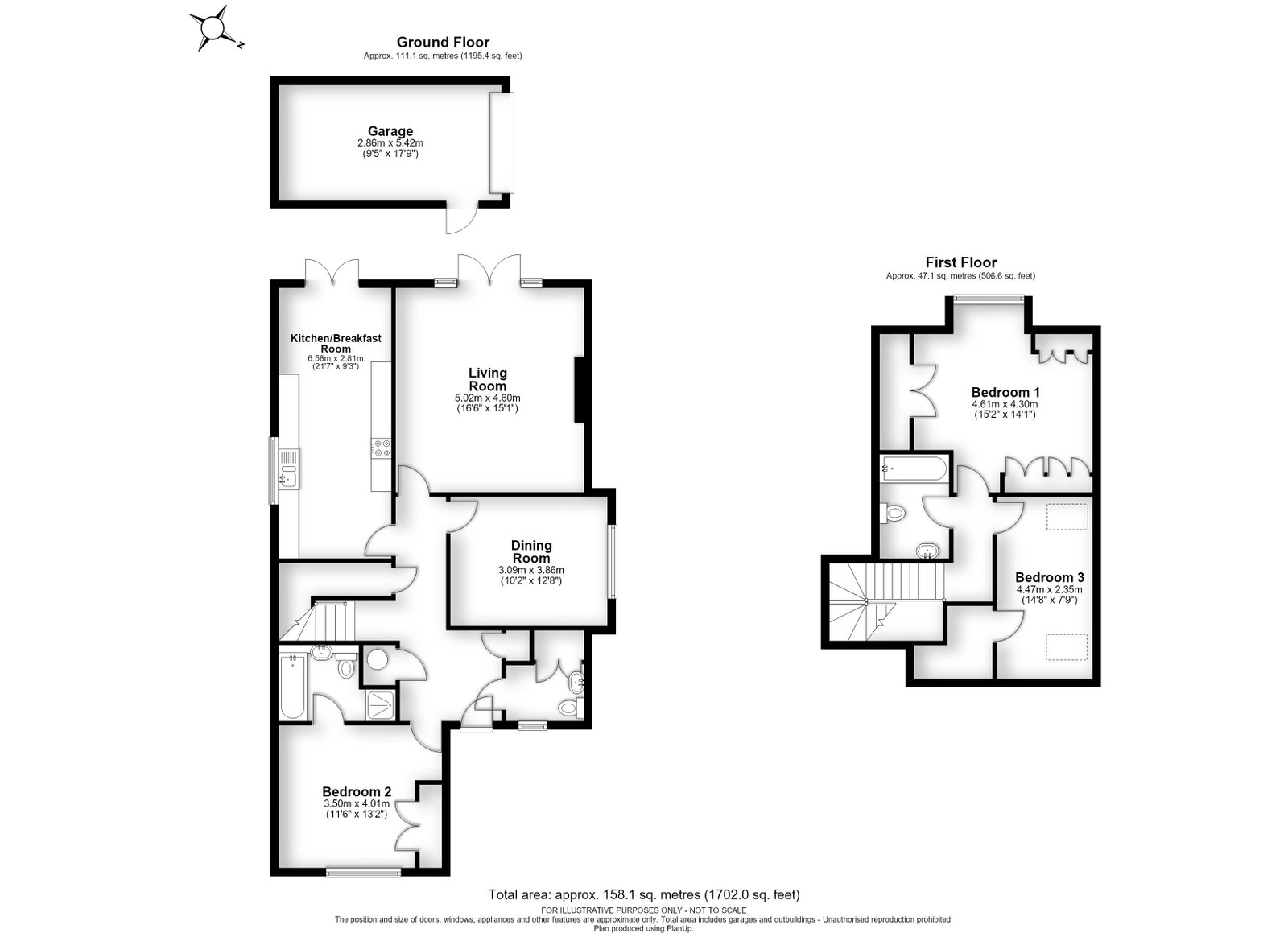 4, Woodstock Road, Bushey floorplan