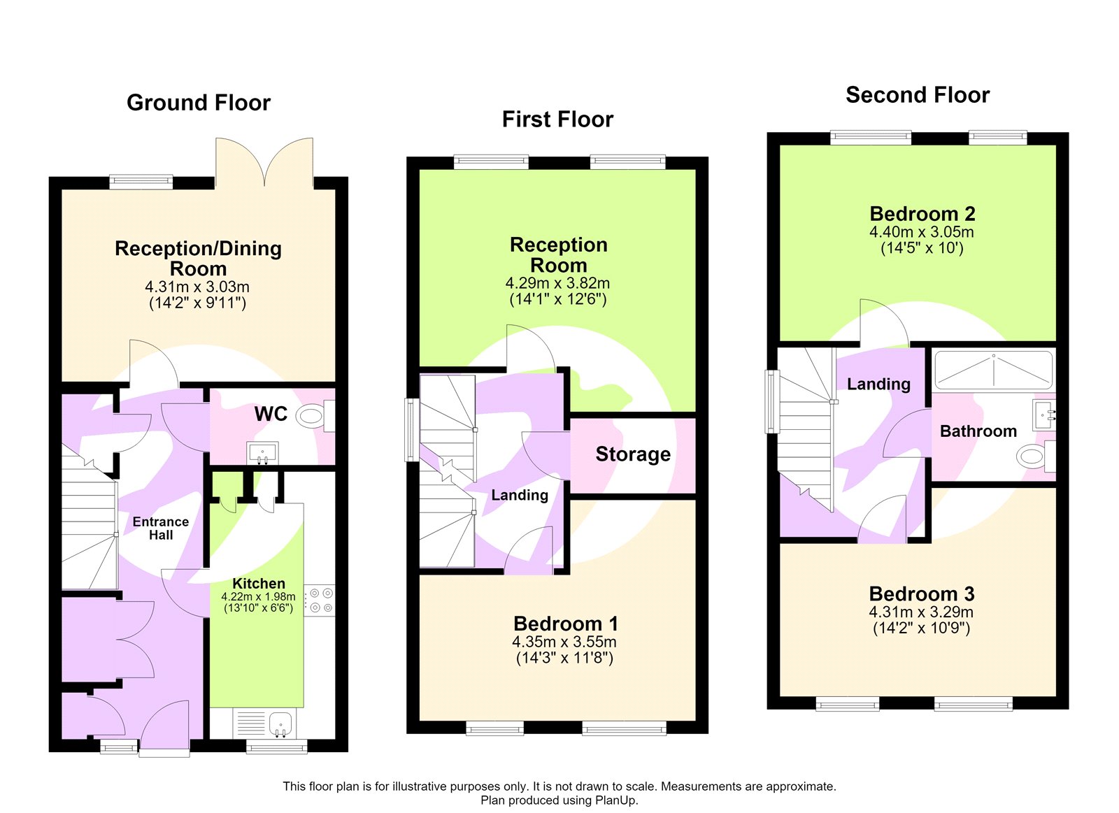 24 Park Terrace,, Tudway Road, London floorplan