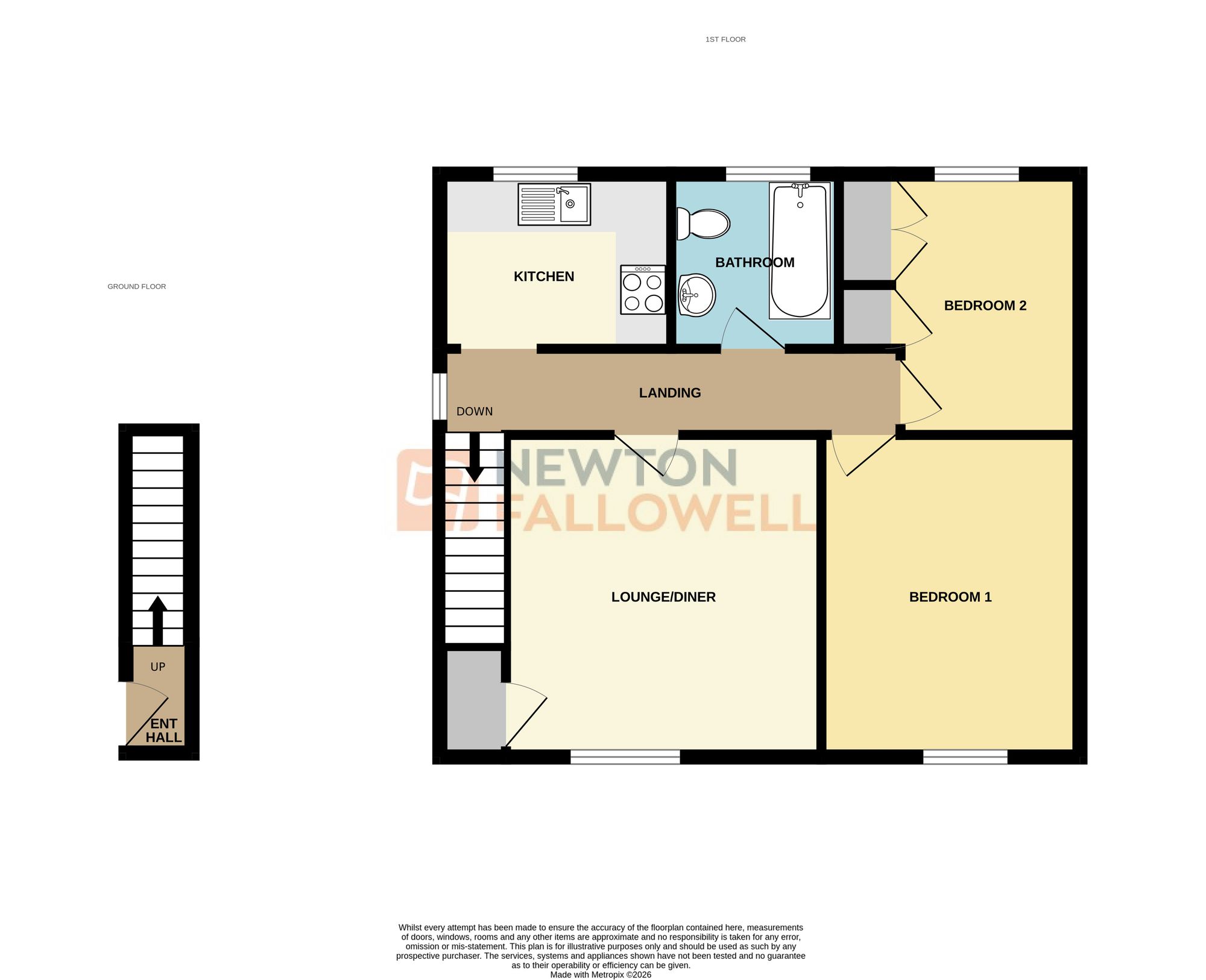 27 Rowan Way, Newark floorplan