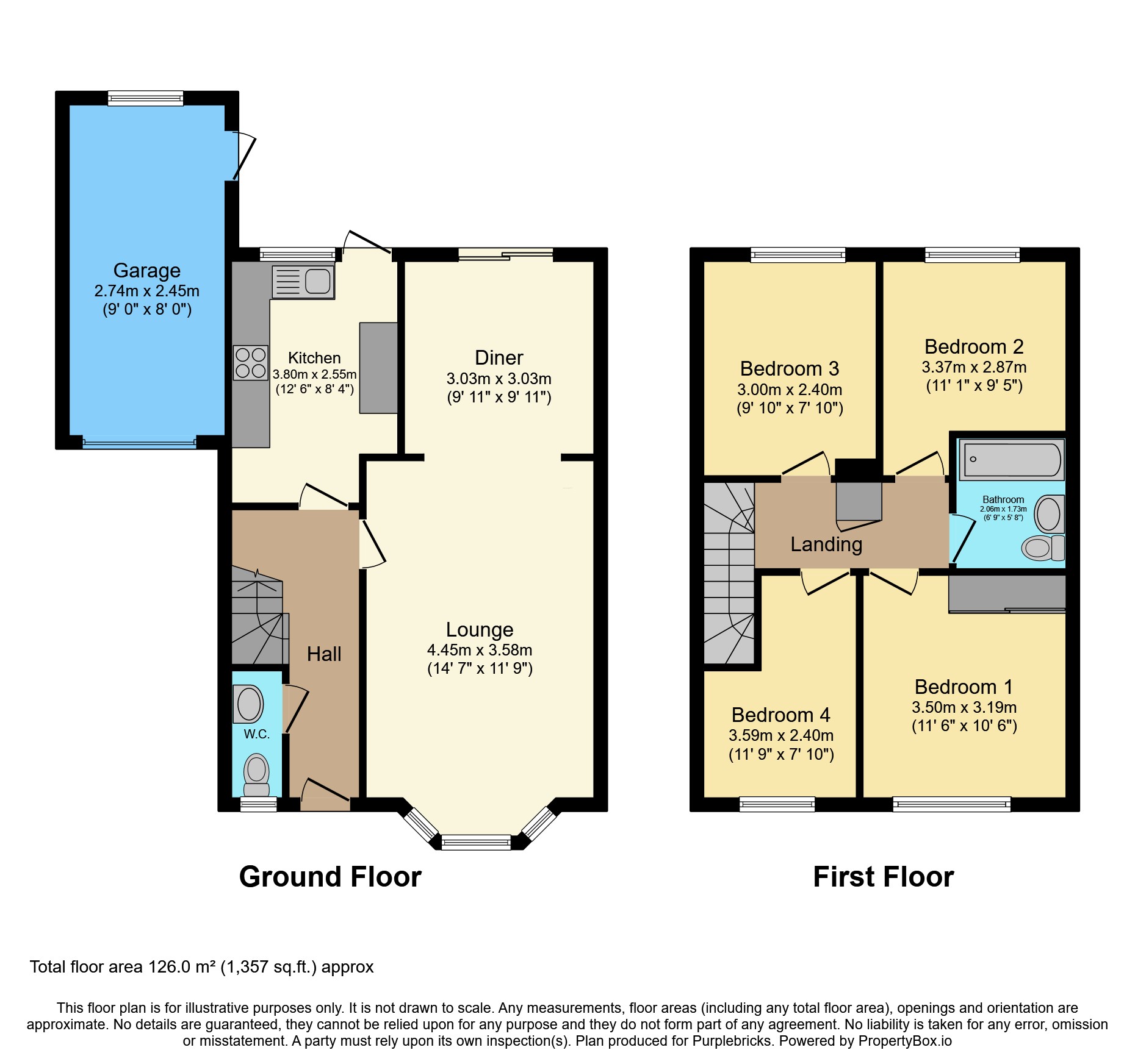20, Sylvandale, Welwyn Garden City floorplan