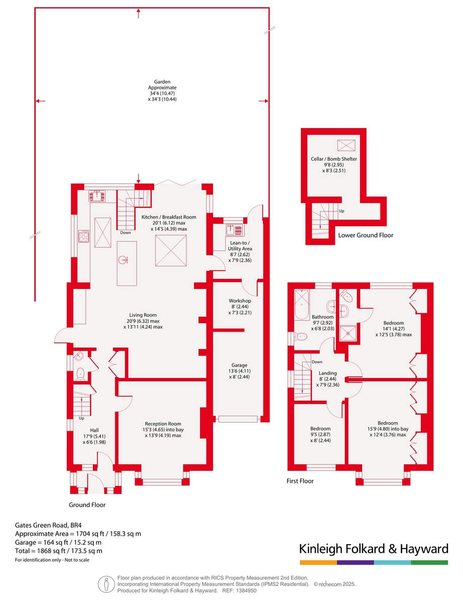 117, Gates Green Road, Kent floorplan