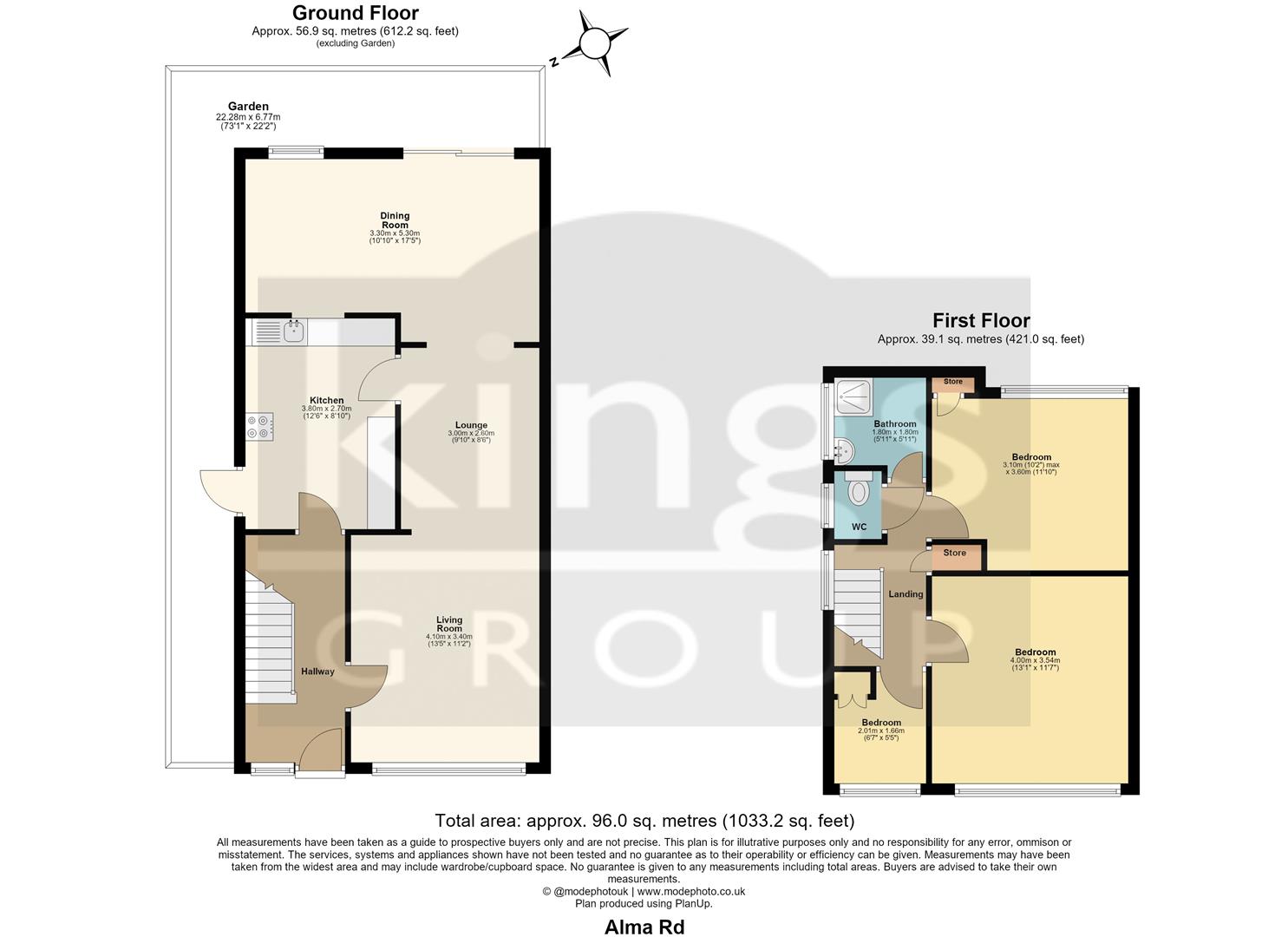 429, Alma Road, Enfield floorplan