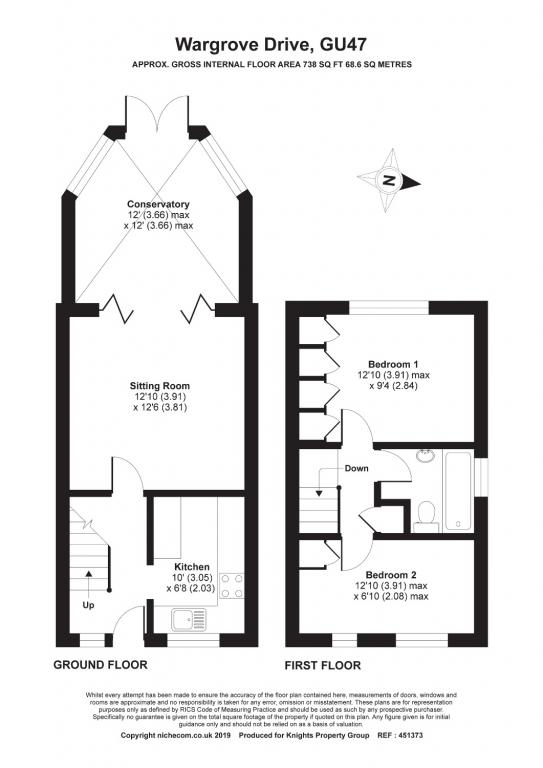 2 Bedrooms End terrace house to rent in College Town, Sandhurst GU47