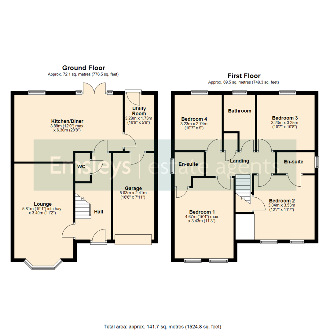 2, Sunningdale Place, Leeds floorplan
