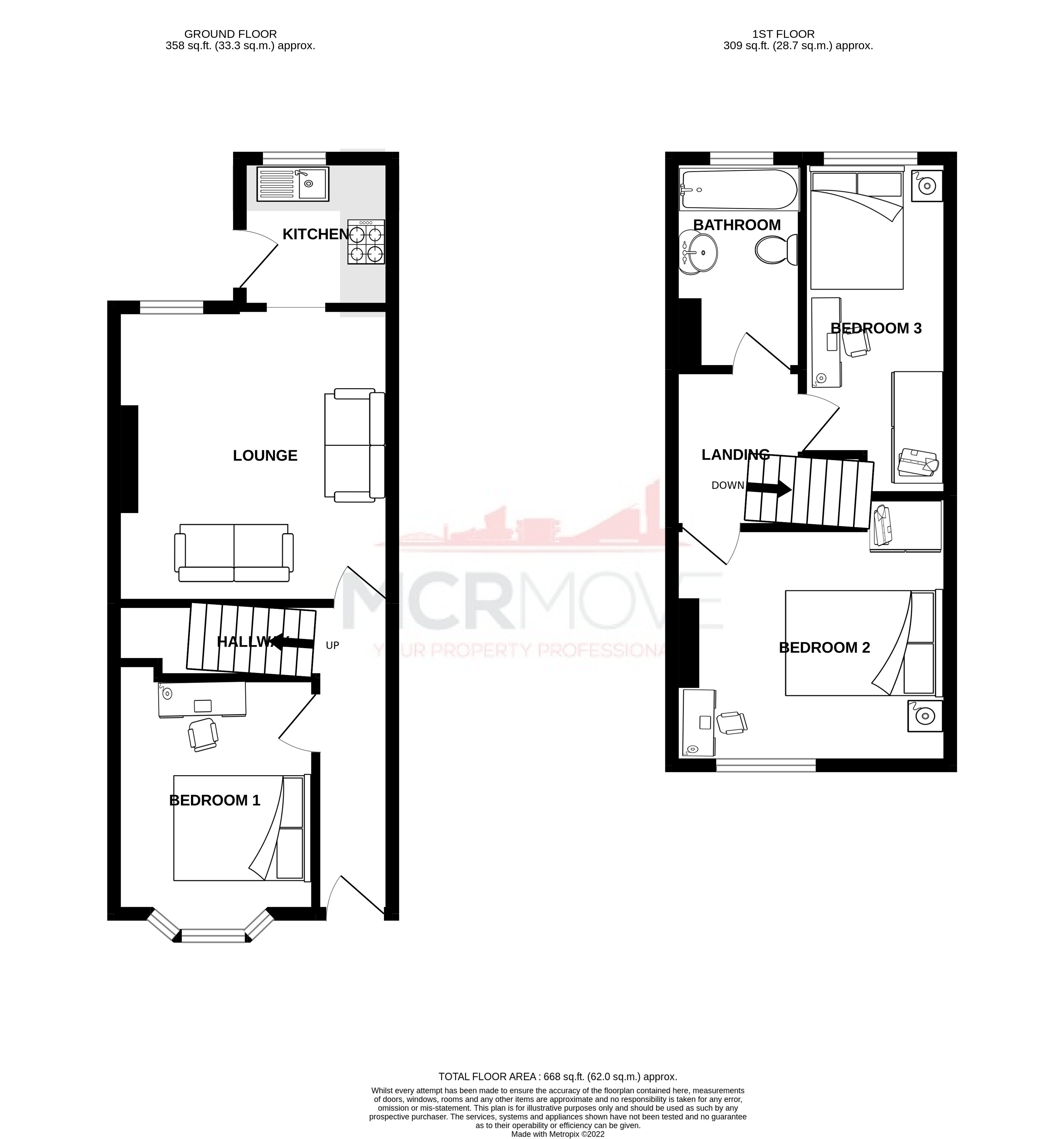 Newlyn Street, Manchester M14, 3 bedroom terraced house for sale