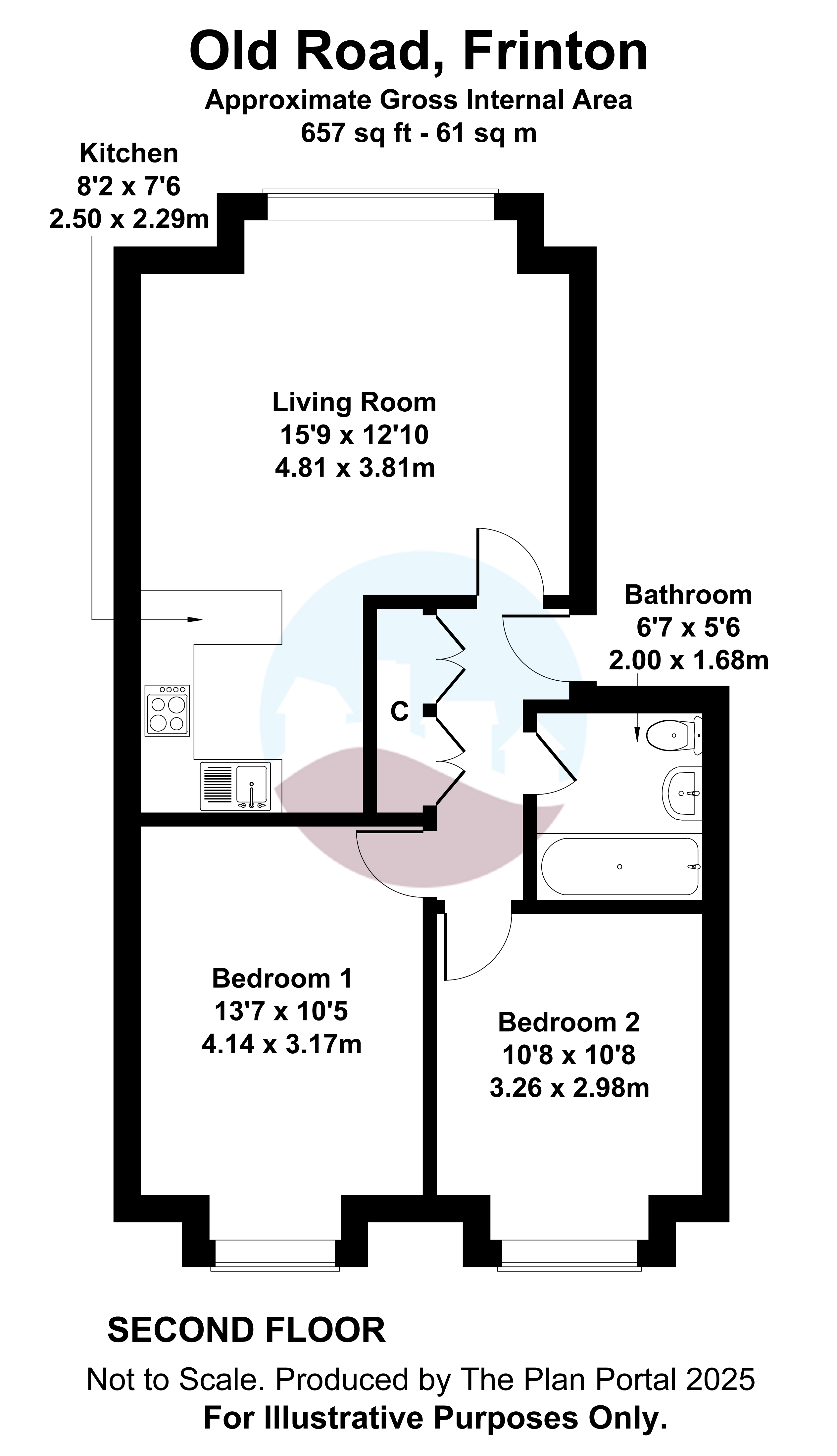Flat 5 Winston Court, Old Road, Frinton-on-Sea floorplan