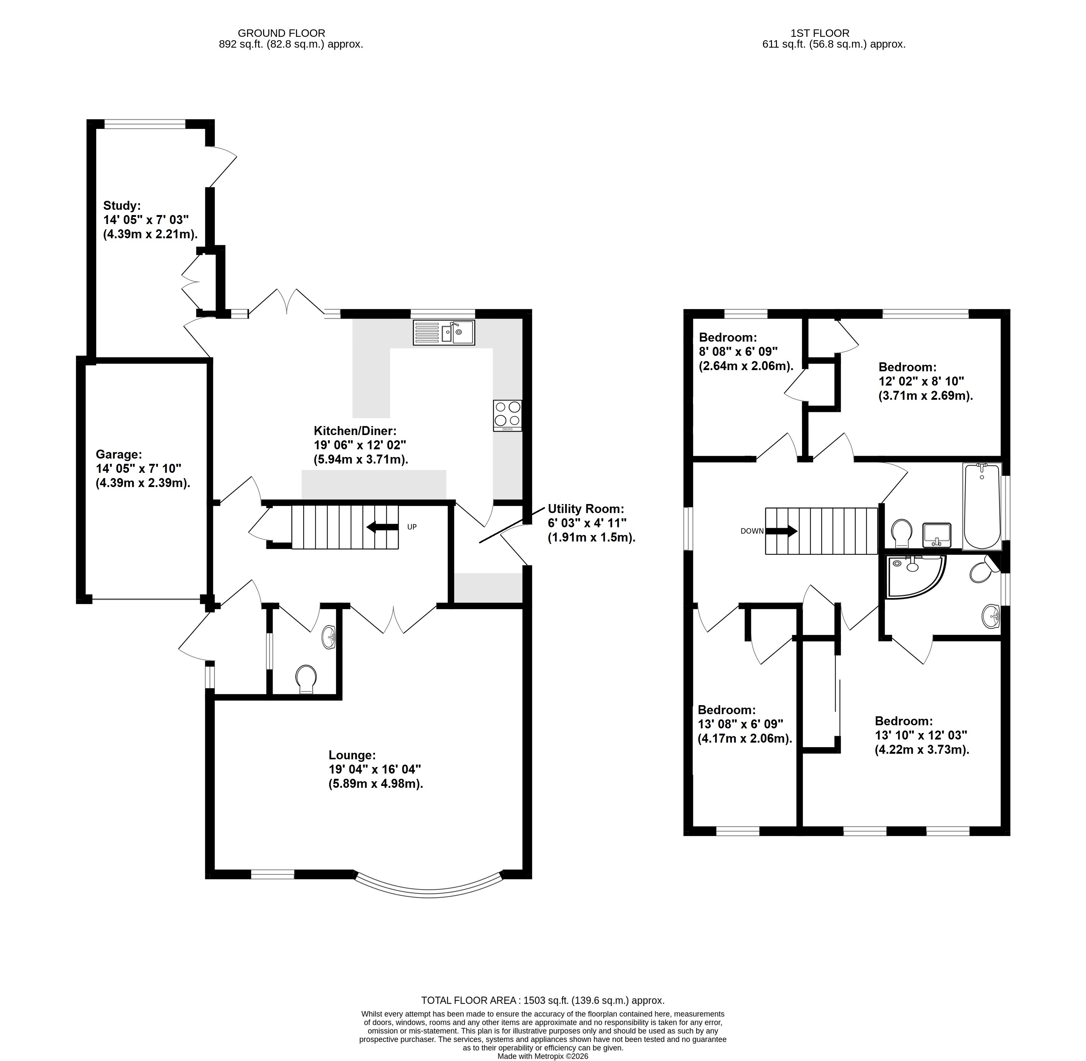 11, Hawfield Bank, Orpington floorplan