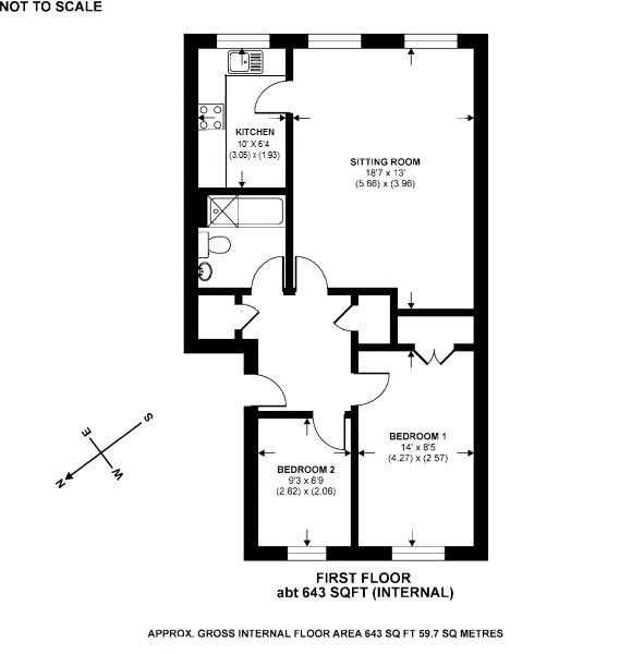 2 Bedrooms Flat for sale in Knaphill, Woking, Surrey GU21