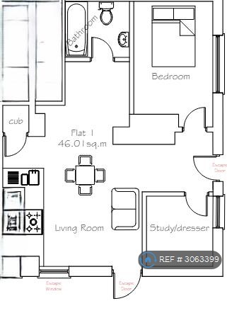Flat, The Avenue, Southampton floorplan