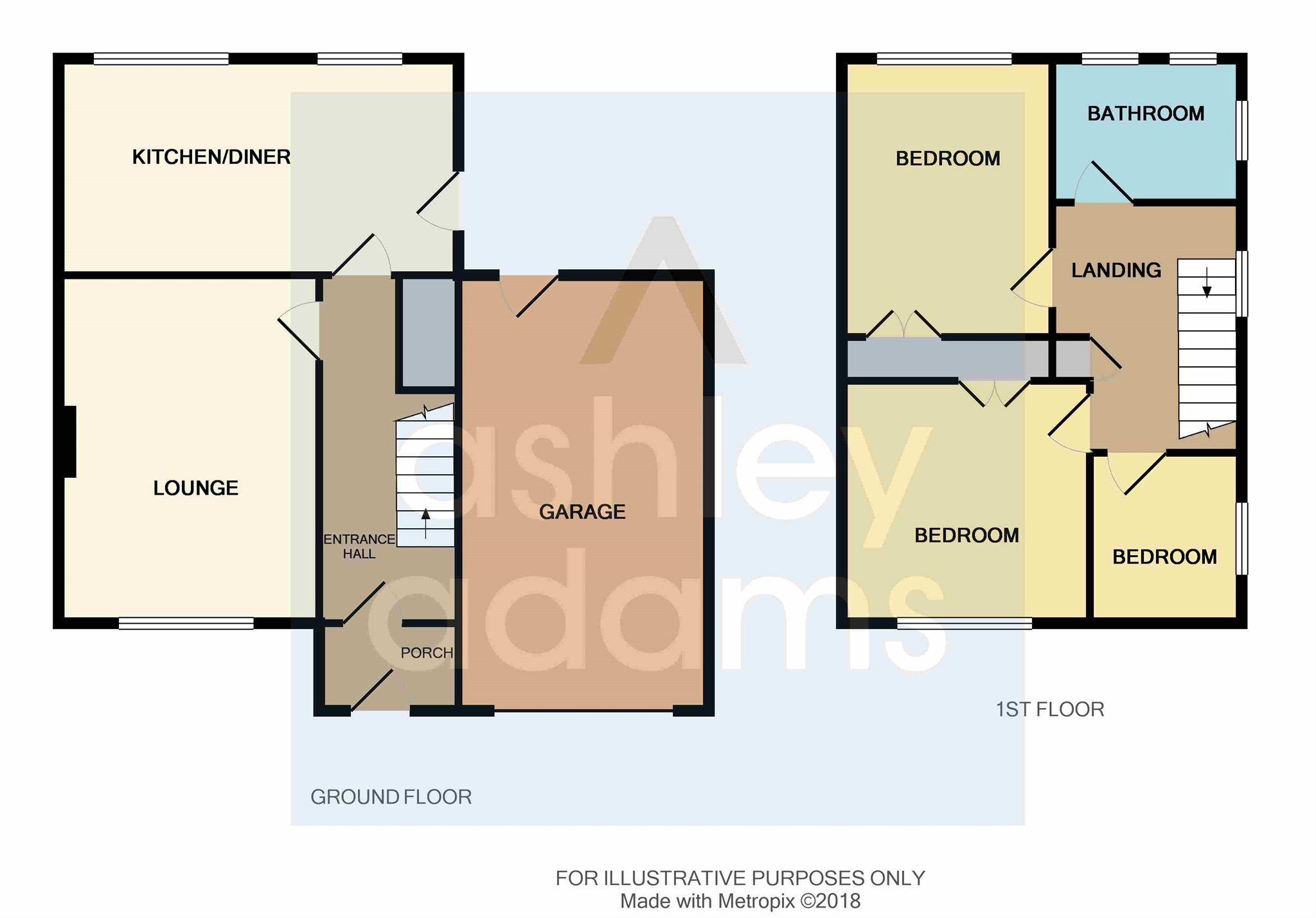 3 Bedrooms Semi-detached house for sale in Kimberley Road, Borrowash, Derby DE72