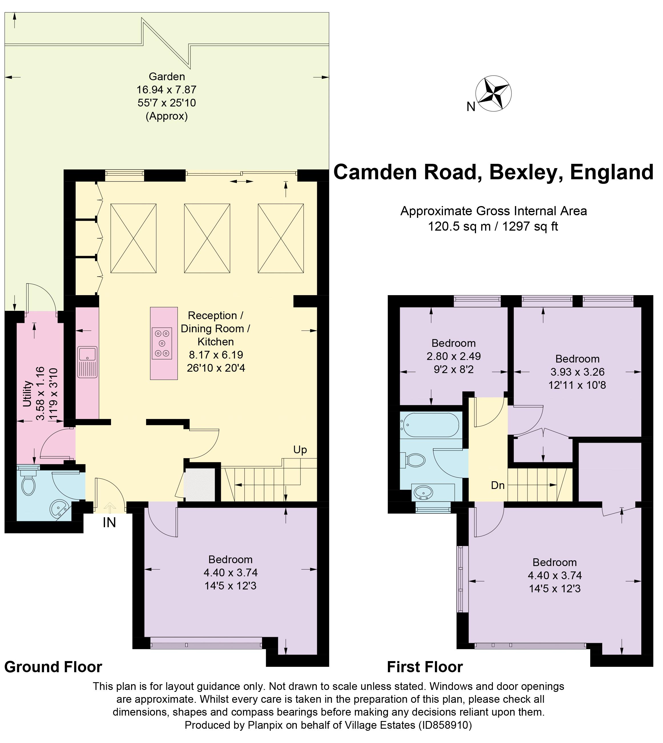 Camden Road, Bexley DA5, 3 bedroom linkdetached house for sale