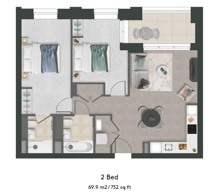 27, Linear Place, London floorplan