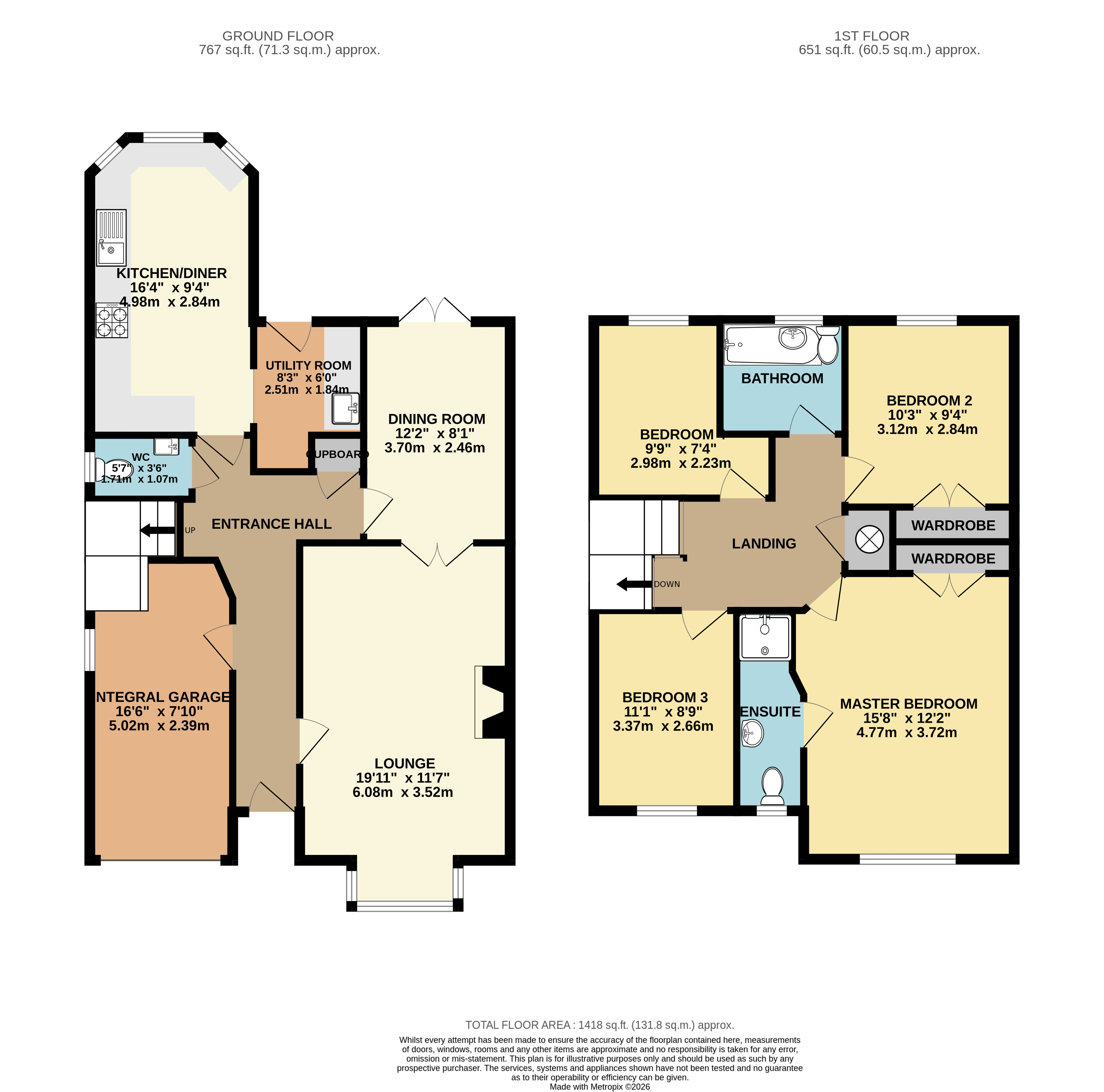 3, Highfield Grove, Selby floorplan