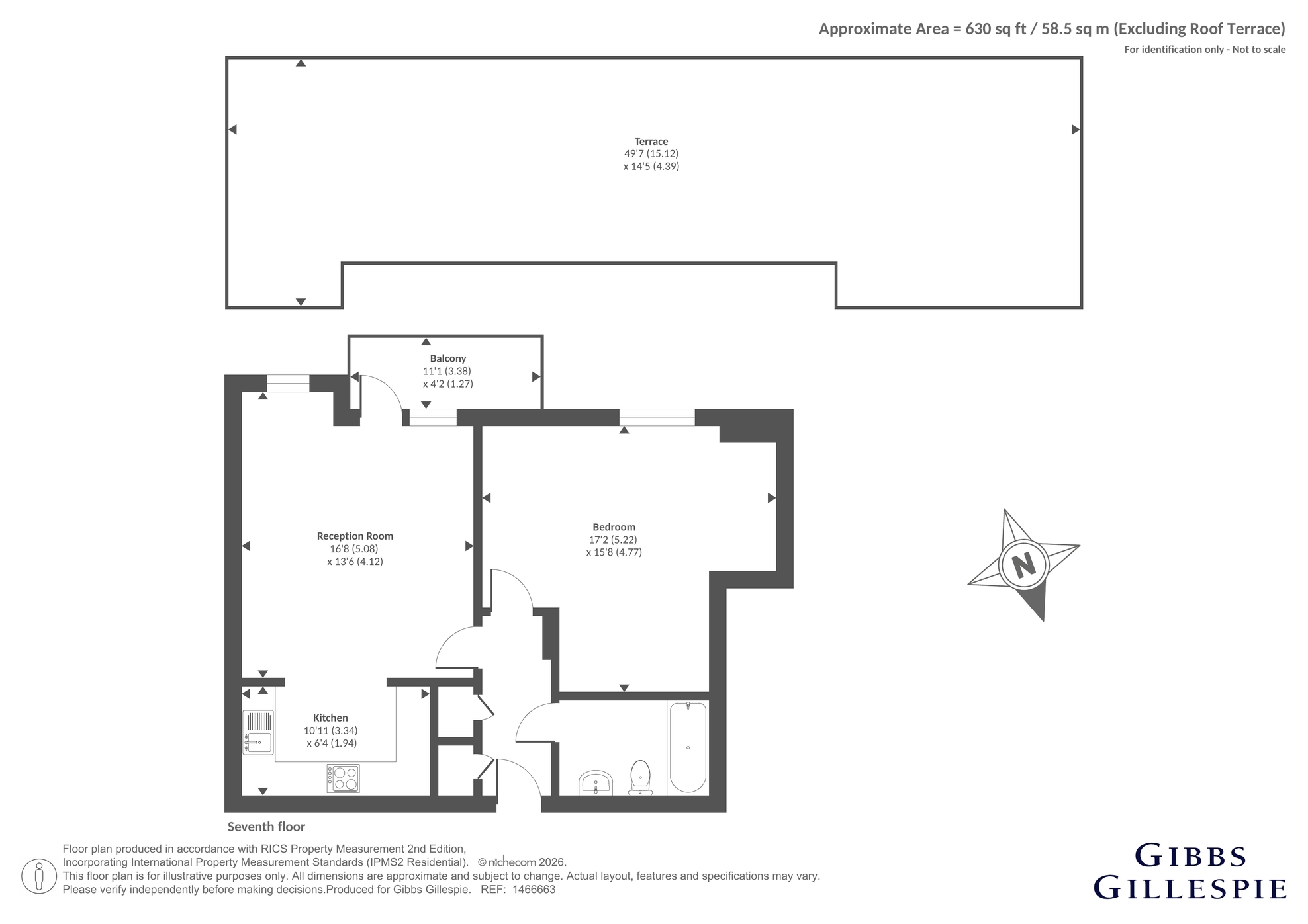 Flat 47, Pershore House,, Singapore Road, London floorplan