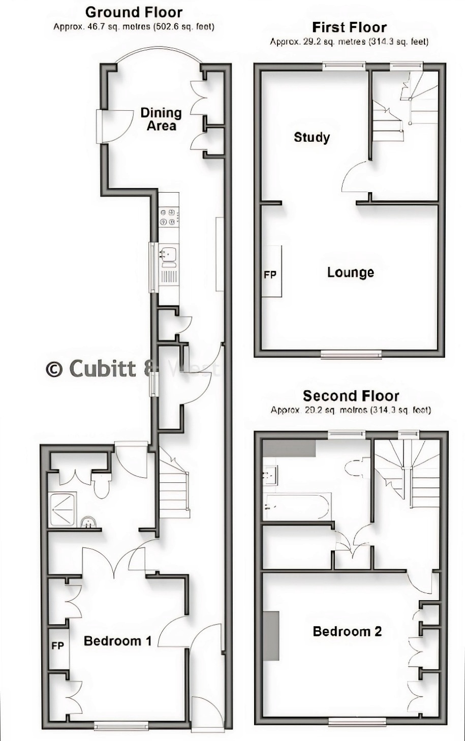 35, Westgate, Chichester floorplan