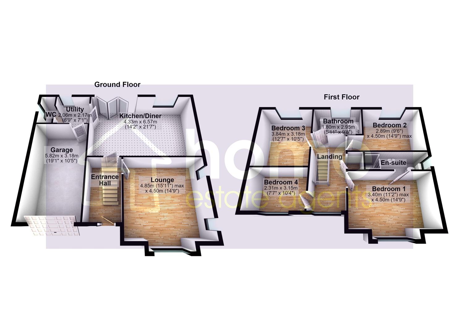 2, Northwood Avenue, Ashton Under Lyne floorplan