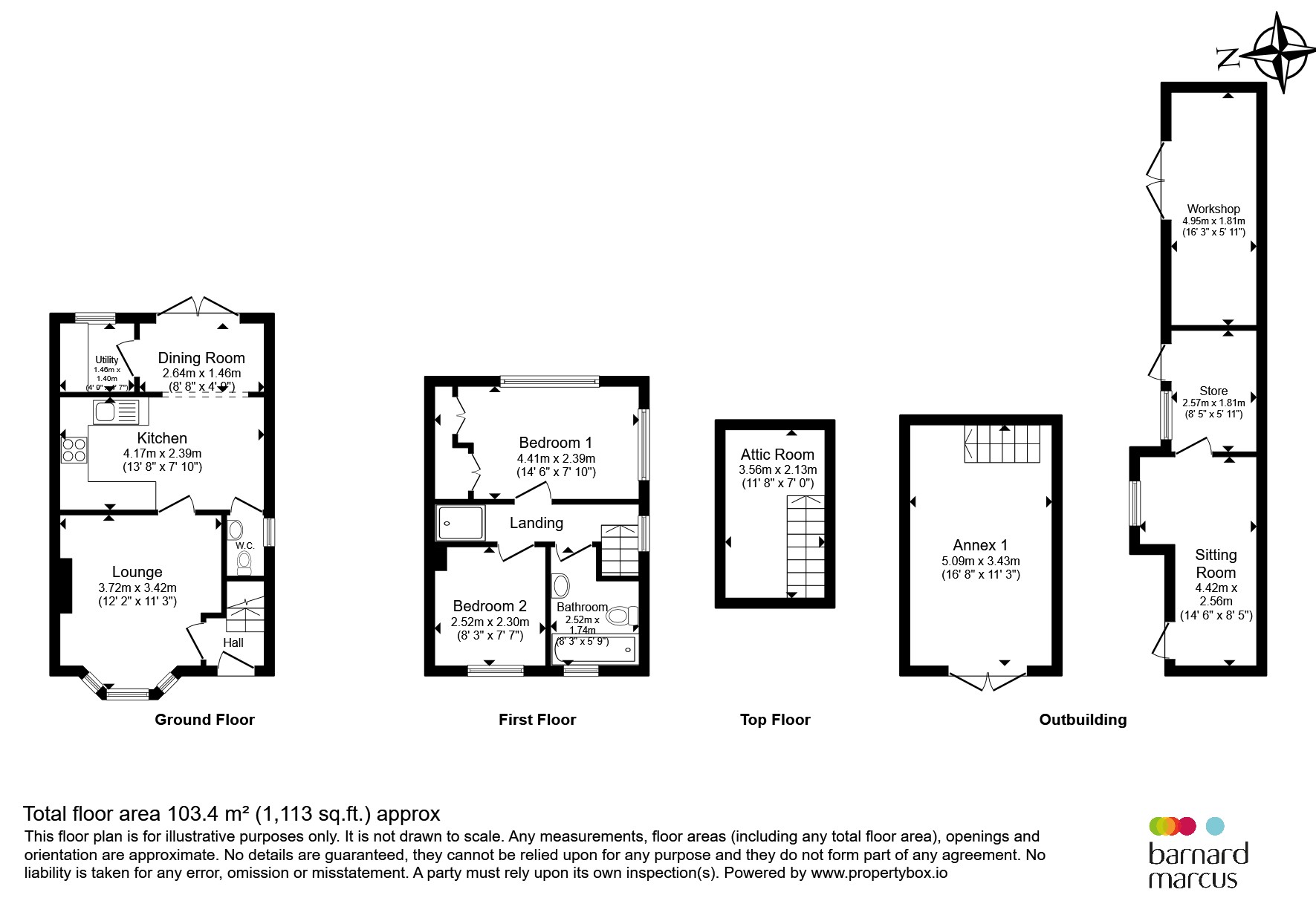 5, Kettles Cottages, Newdigate Road, Dorking floorplan