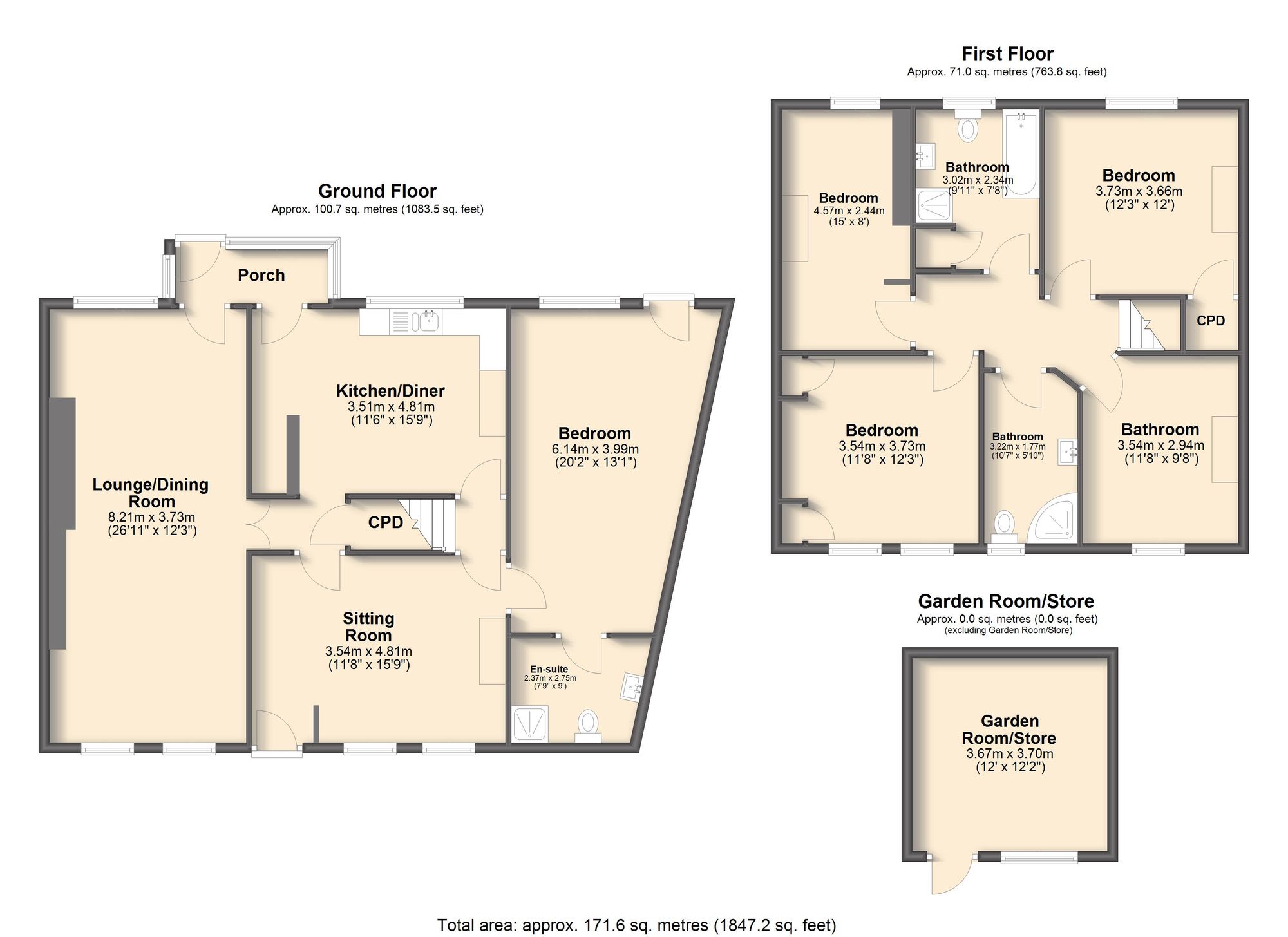 58 School Board Lane, Chesterfield floorplan