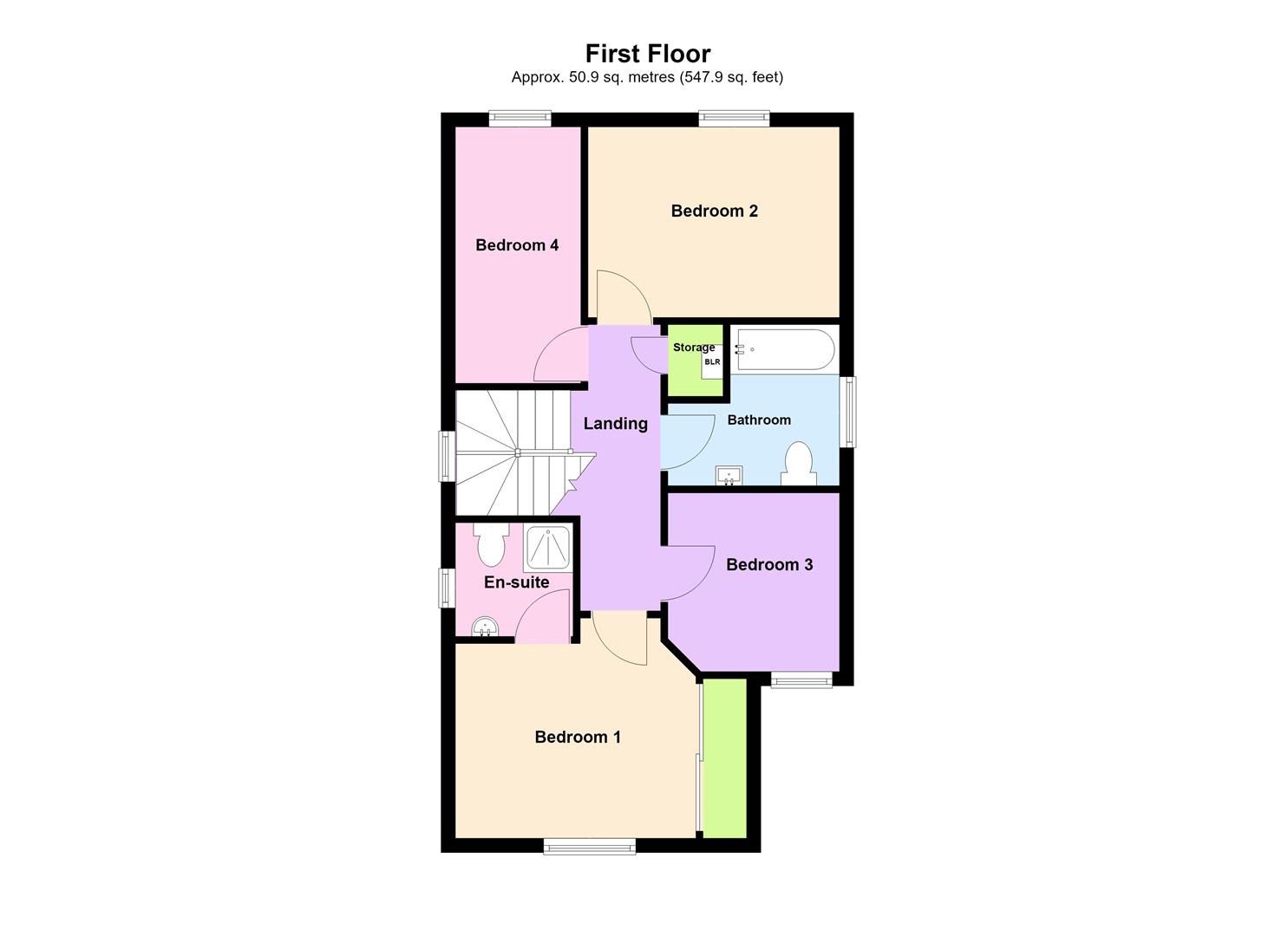 42, Lakenheath Crescent, Warrington floorplan