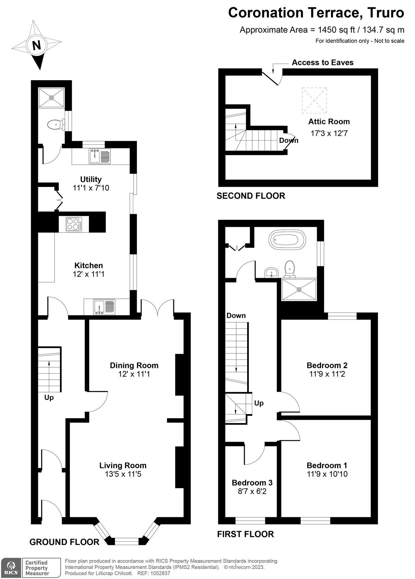 20 Coronation Terrace, Truro floorplan