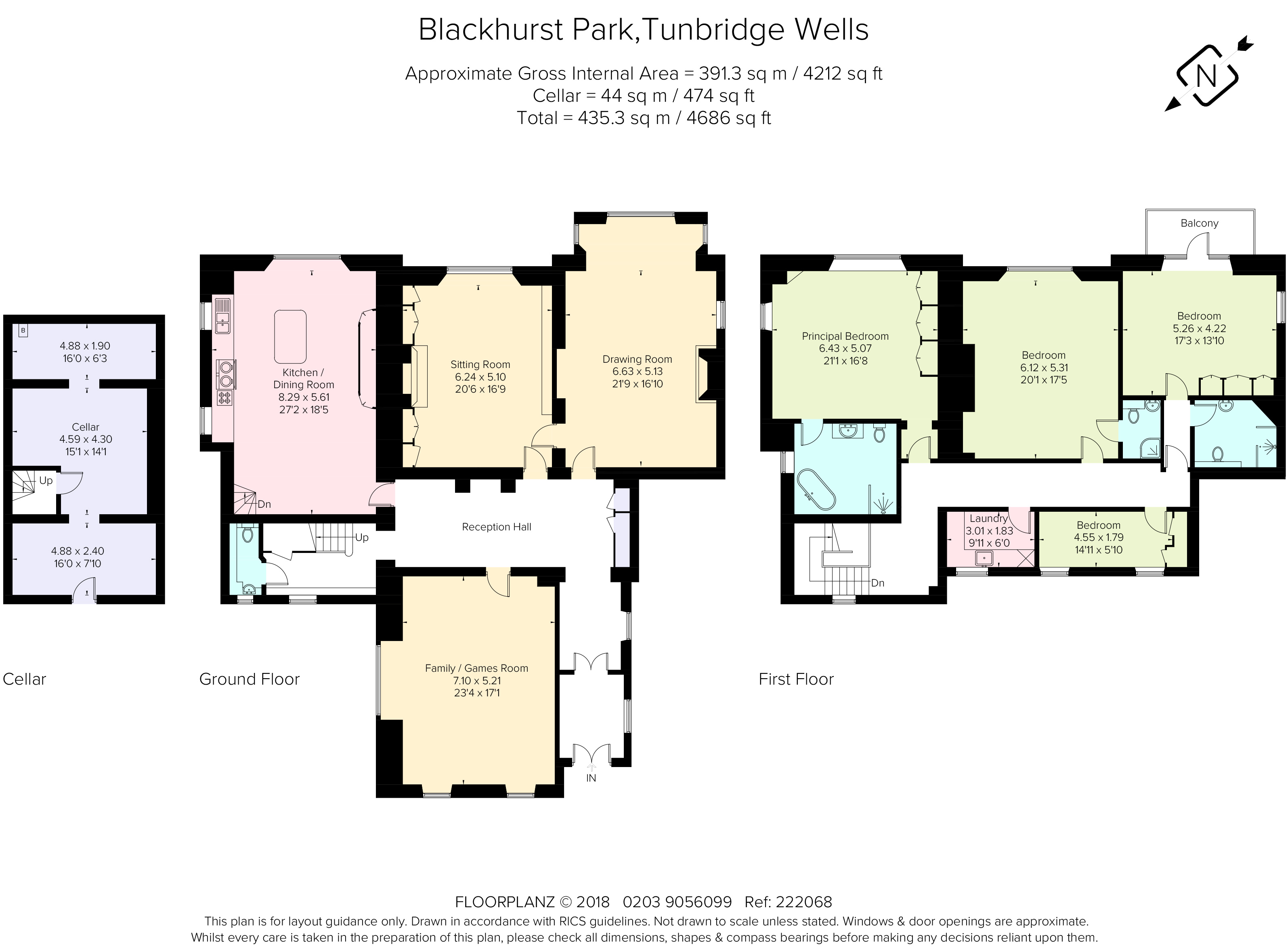 4 bed terraced house for sale in Blackhurst Park, Halls Hole Road, Tunbridge Wells, Kent TN2