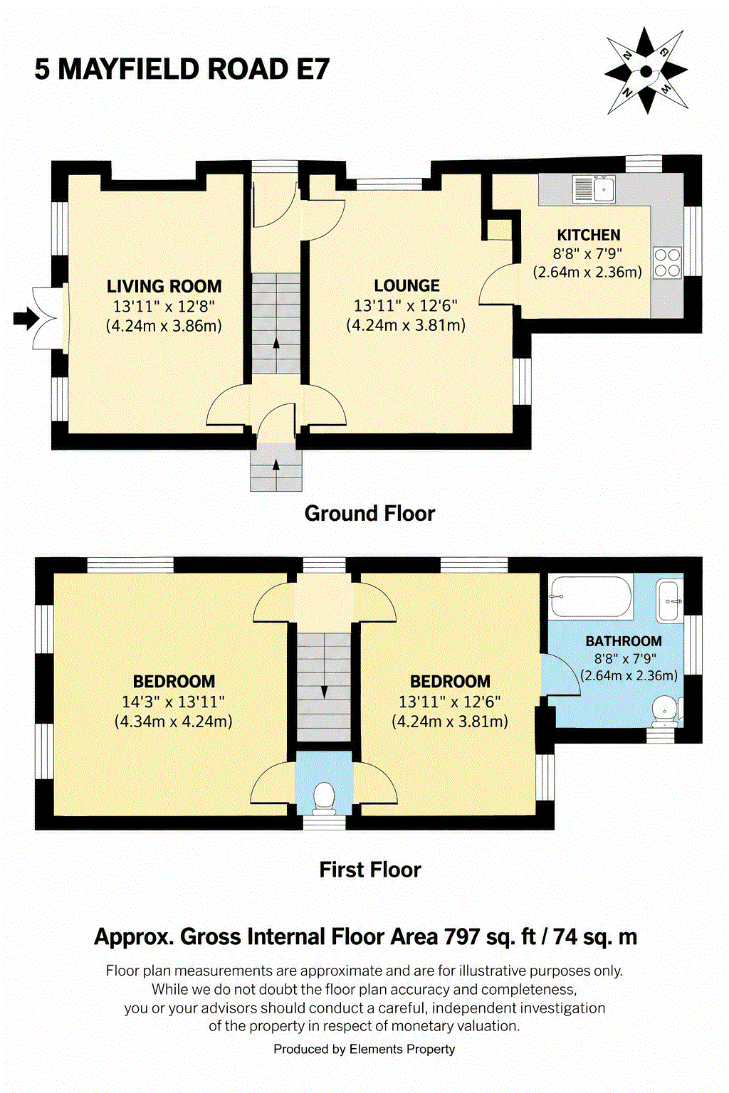 Mayfield Road, Walthamstow floorplan