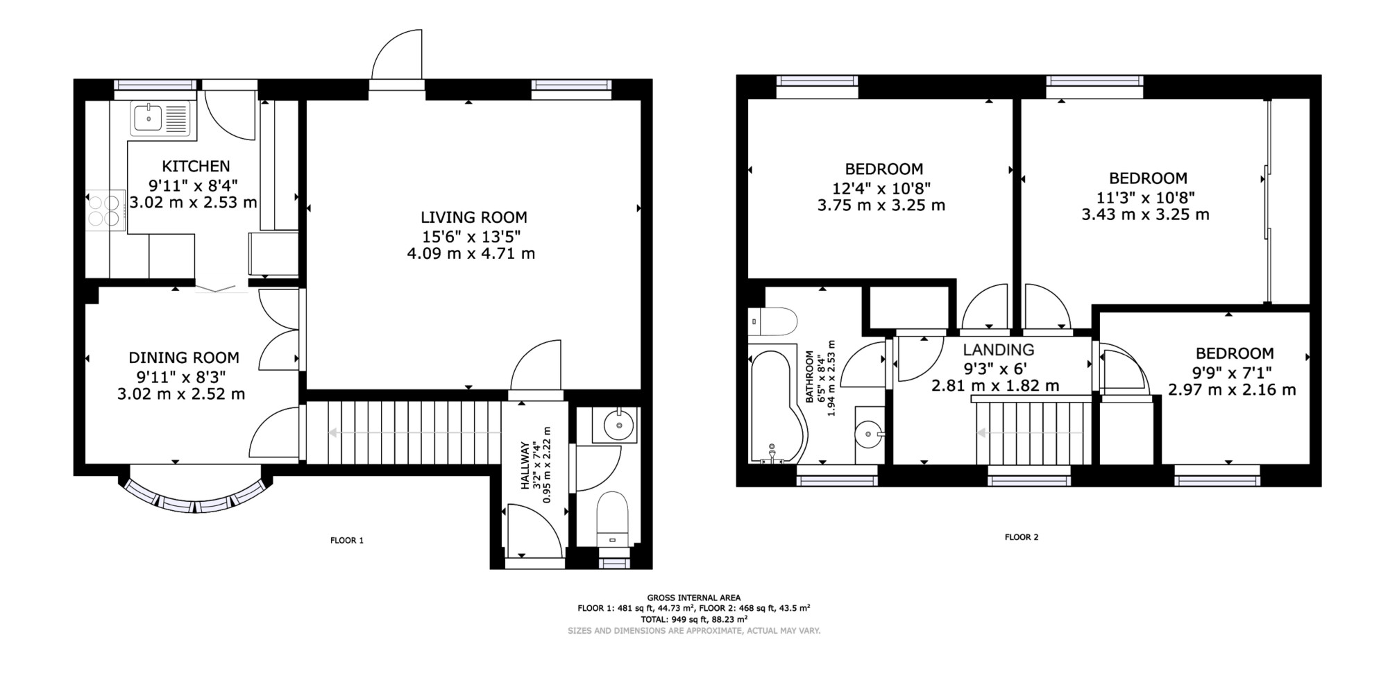 24, Wheatfield, West Malling floorplan