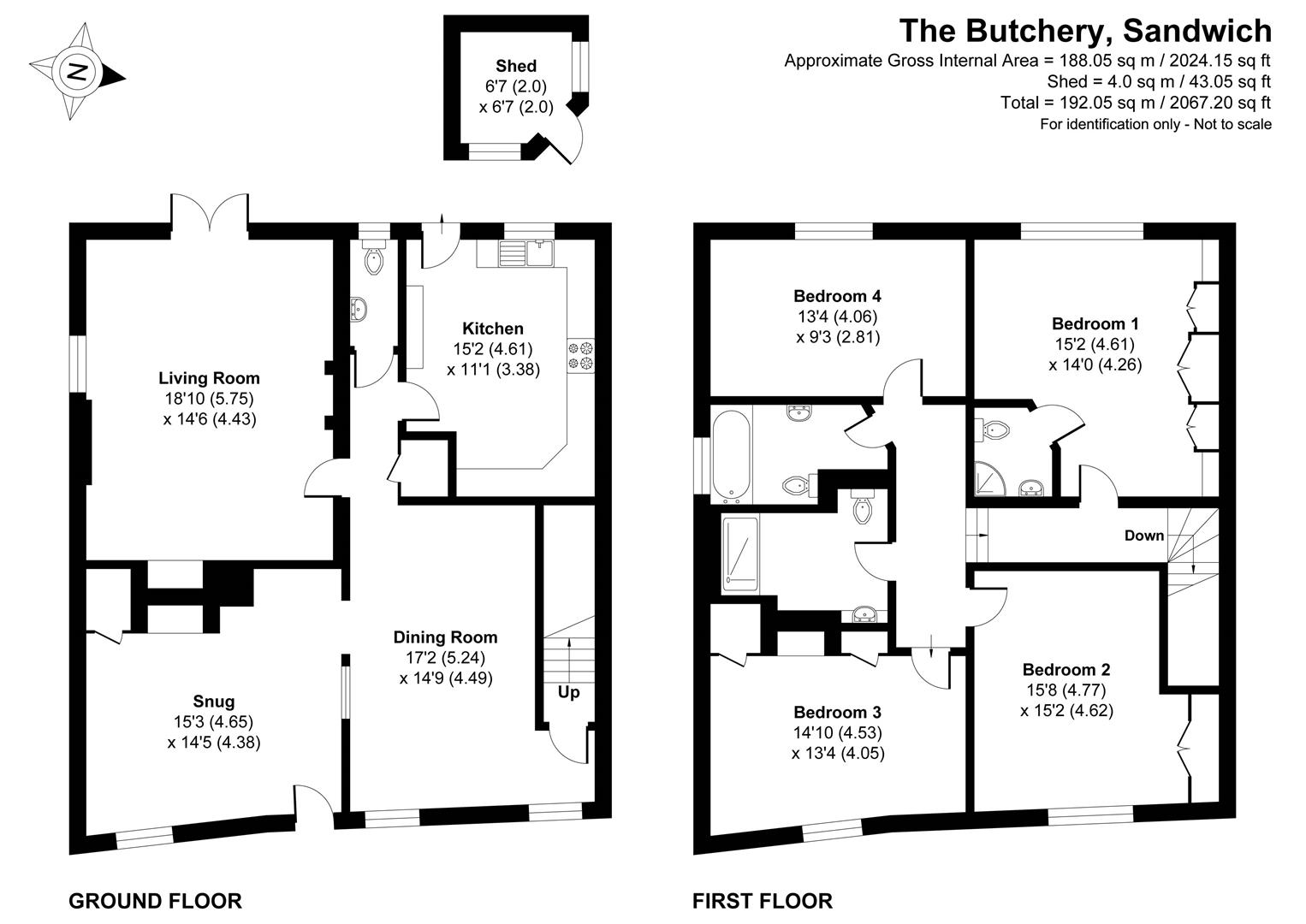 5, The Butchery, Sandwich floorplan