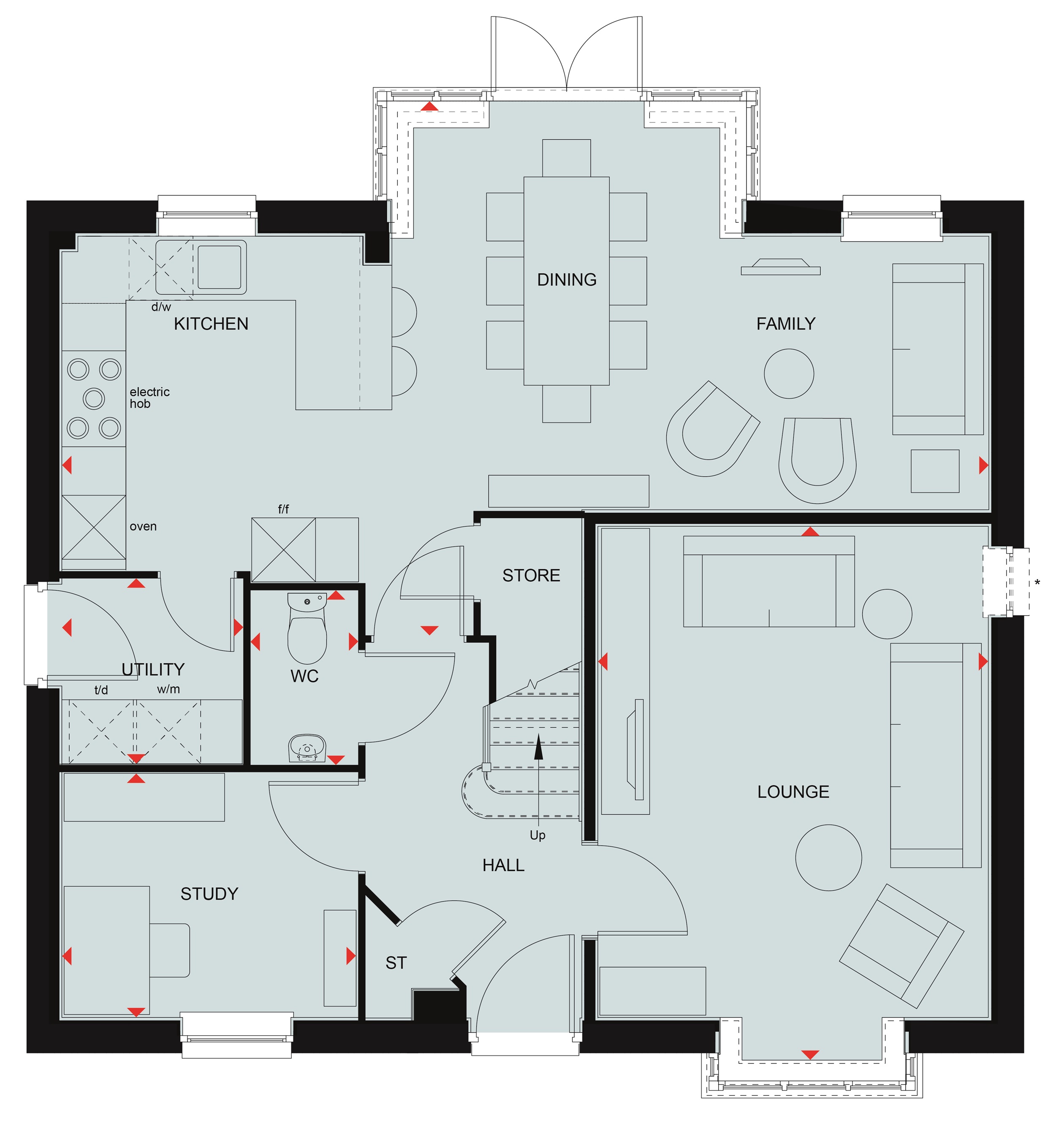 H928783, Lodge Way, Peterborough floorplan