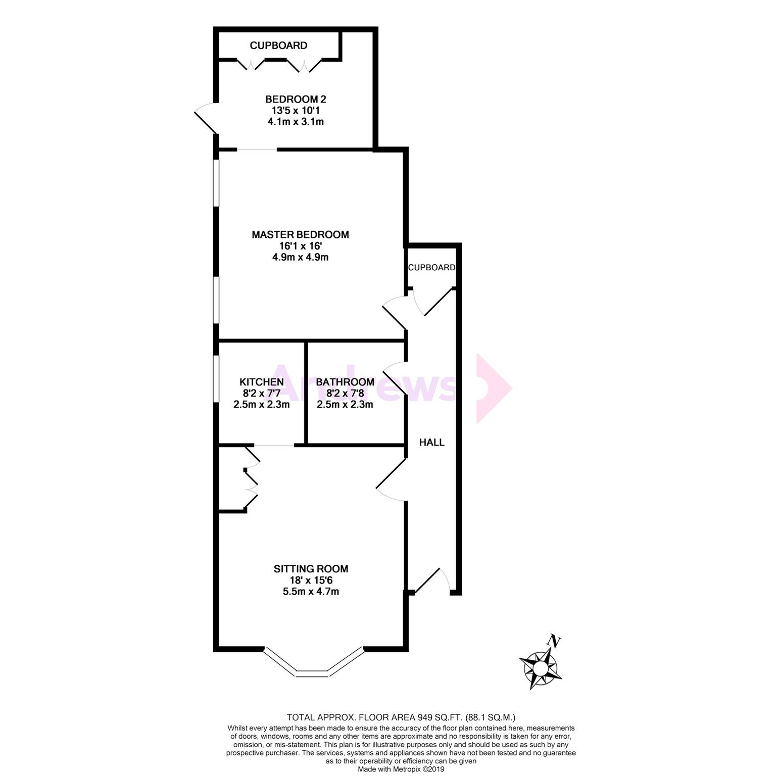 2 Bedrooms Flat for sale in Queens Road, Cheltenham, Gloucestershire GL50