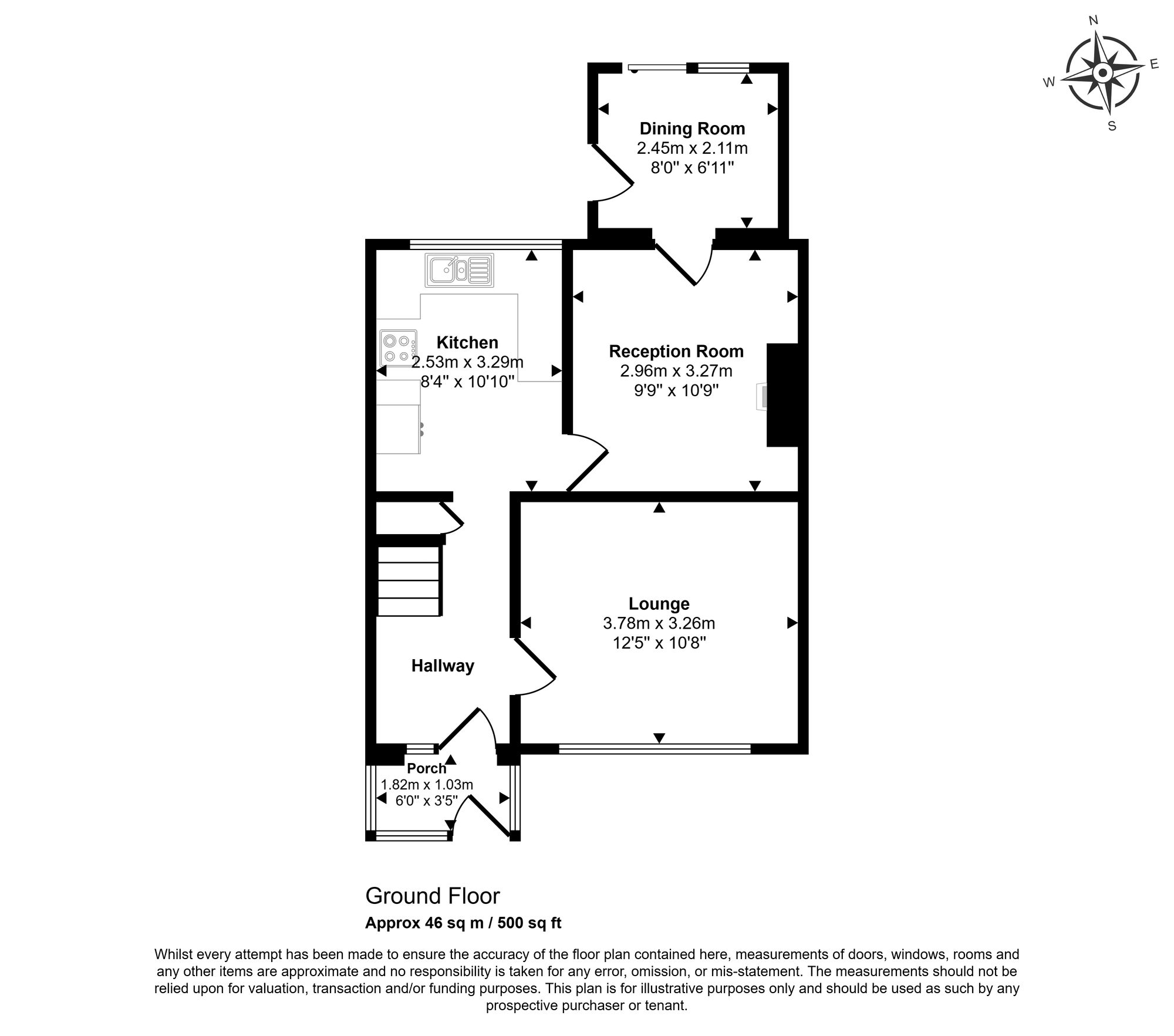 32 New Road, Rochester floorplan